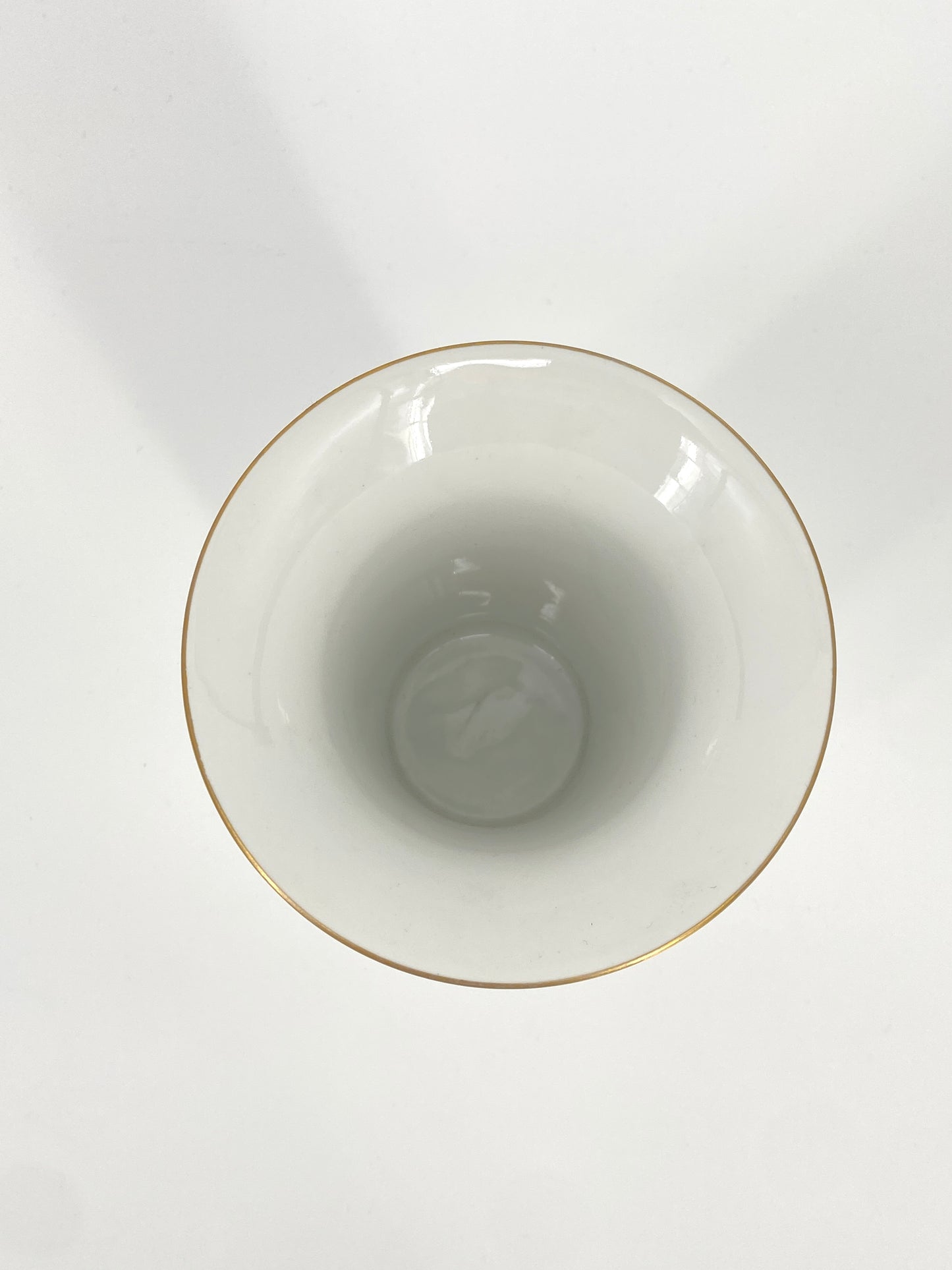 Trompetenvase mit Blumendekor von Meissen