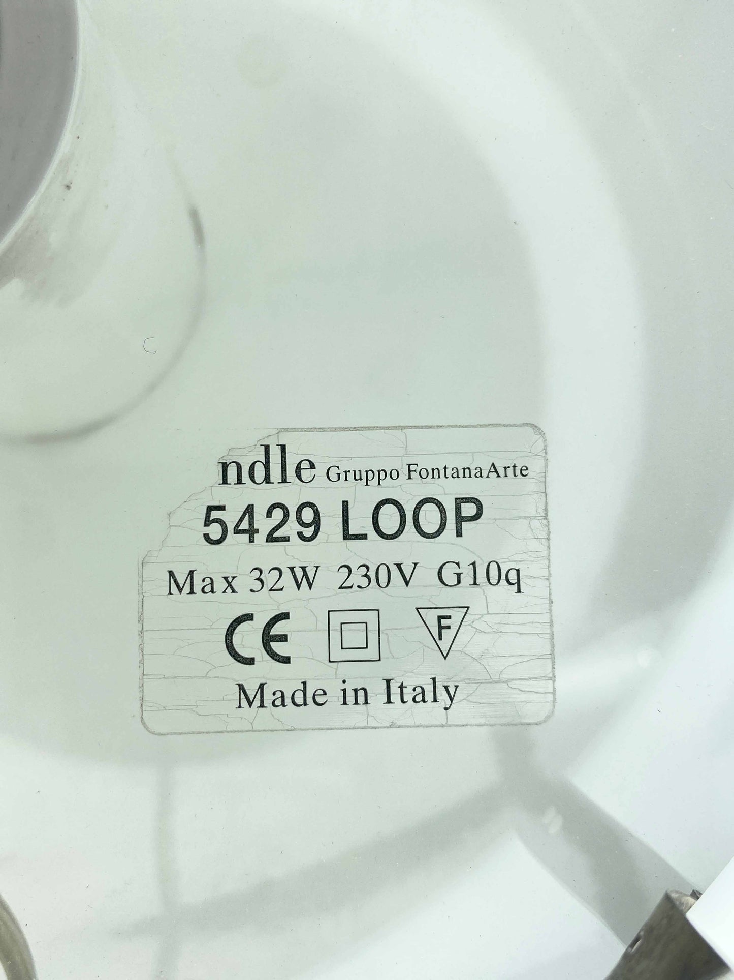 Tischlampe "Loop" von Voon Wong & Benson Saw für Fontana Arte, 2003