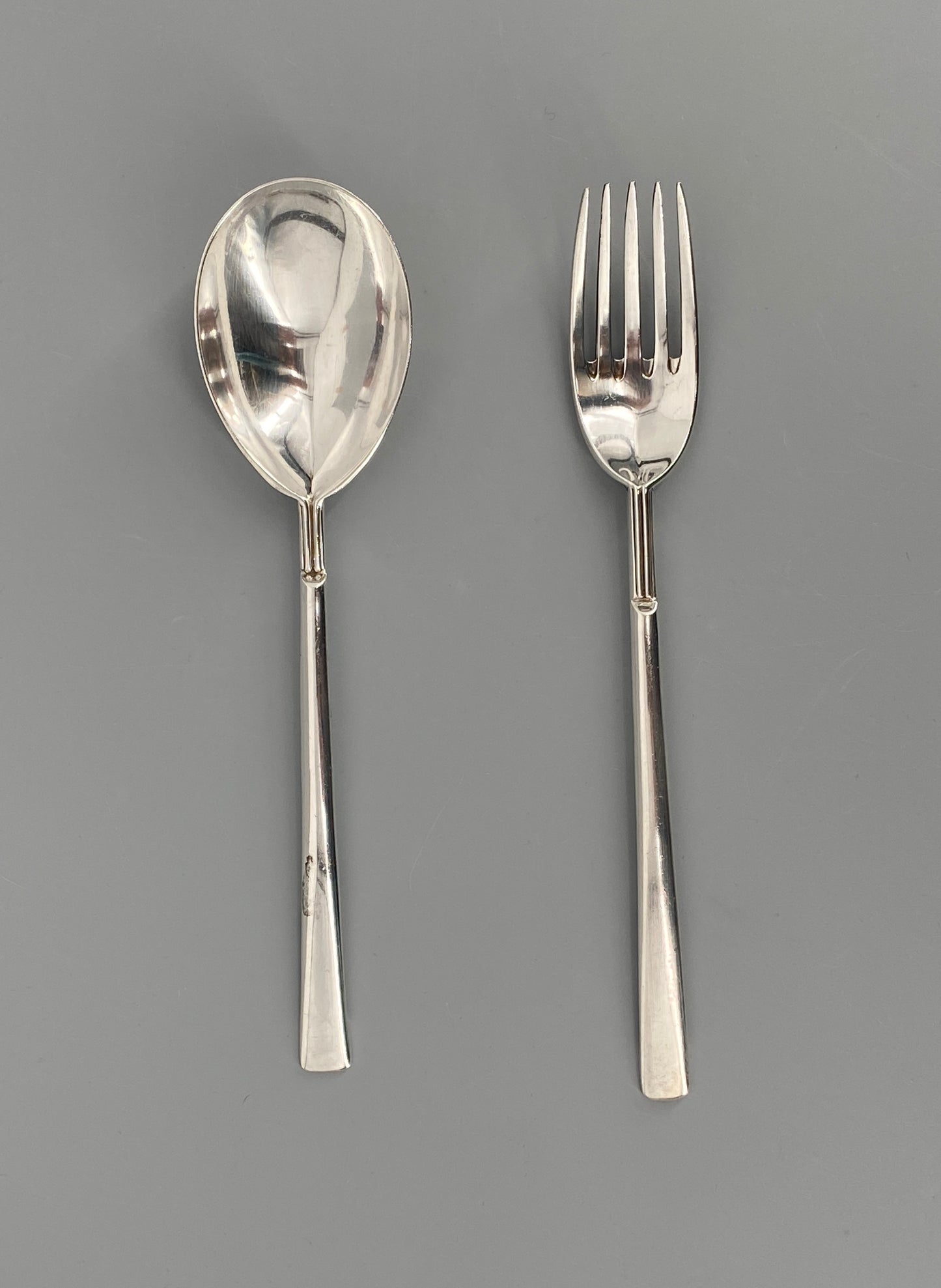 Besteck von Carlo Scarpa für Cleto Munari aus Sterlingsilber, 1977