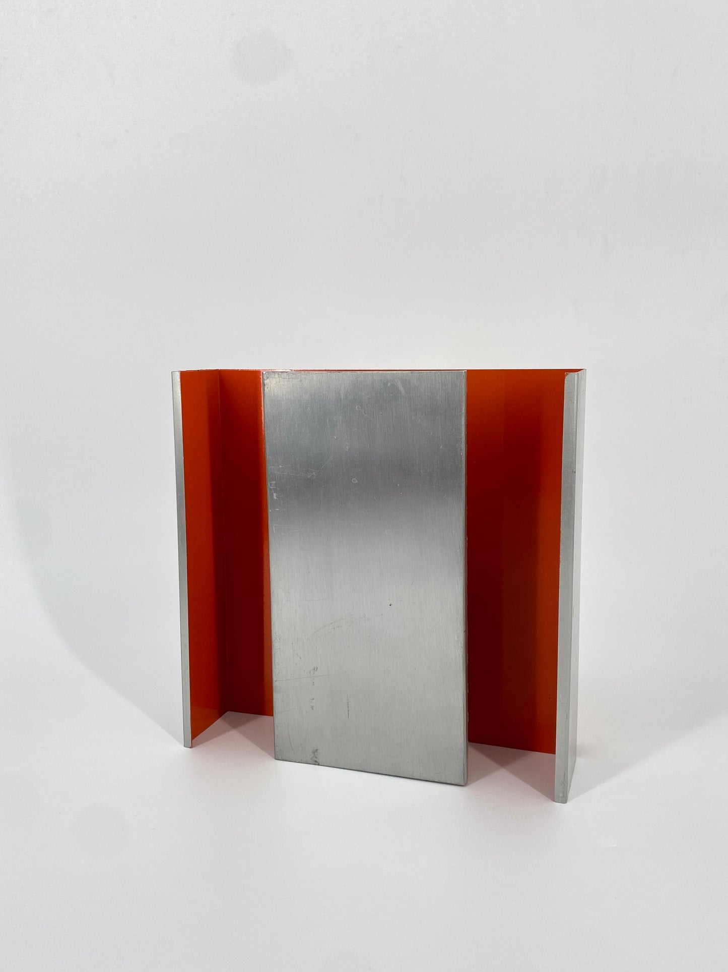 Wandlampe im Stil von Staff, Space Age, 1970er Jahre, Orange, Aluminium
