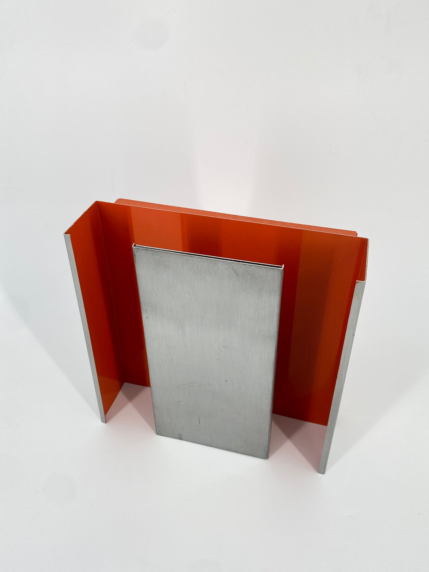 Wandlampe im Stil von Staff, Space Age, 1970er Jahre, Orange, Aluminium