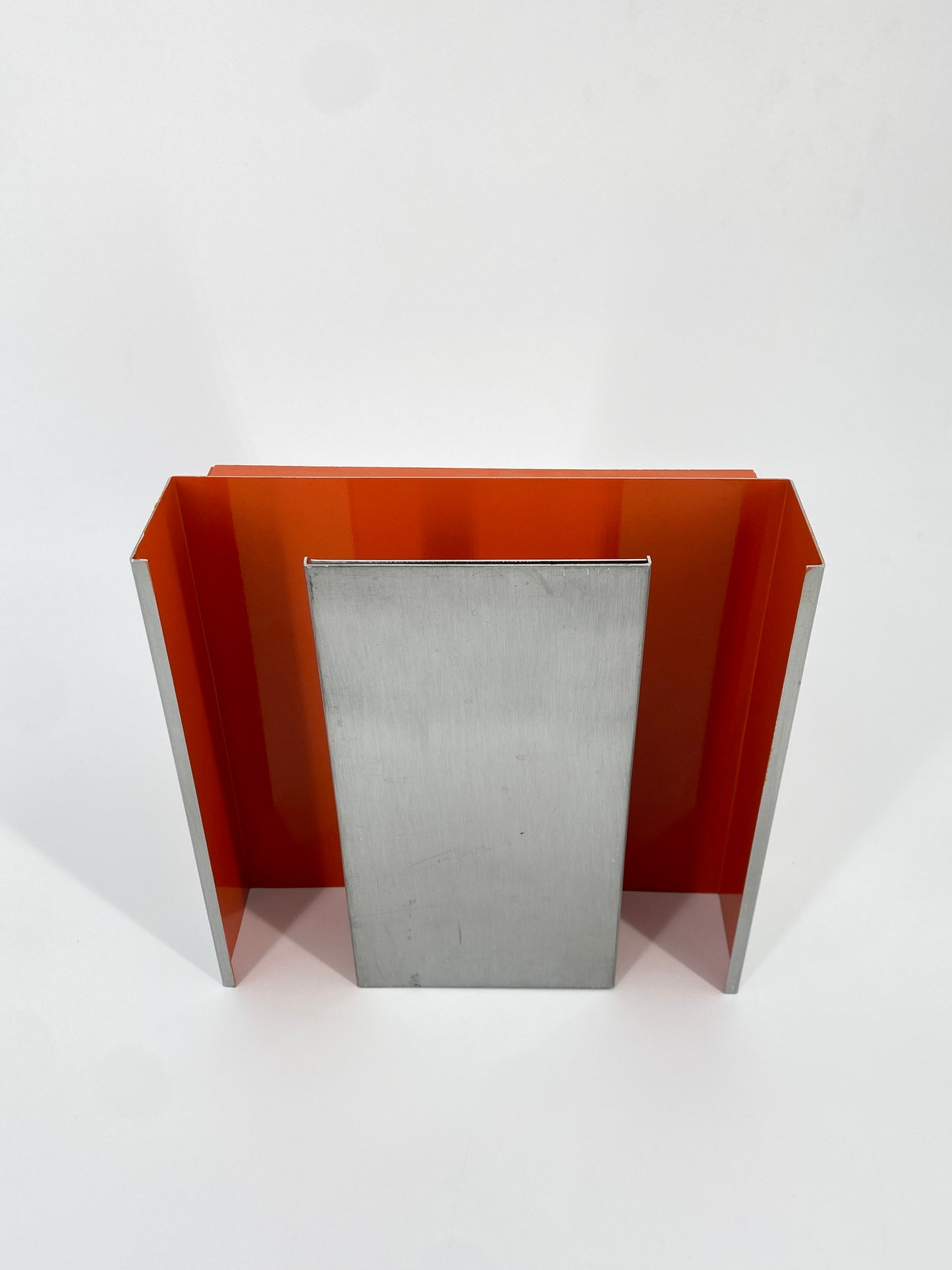 Wandlampe im Stil von Staff, Space Age, 1970er Jahre, Orange, Aluminium