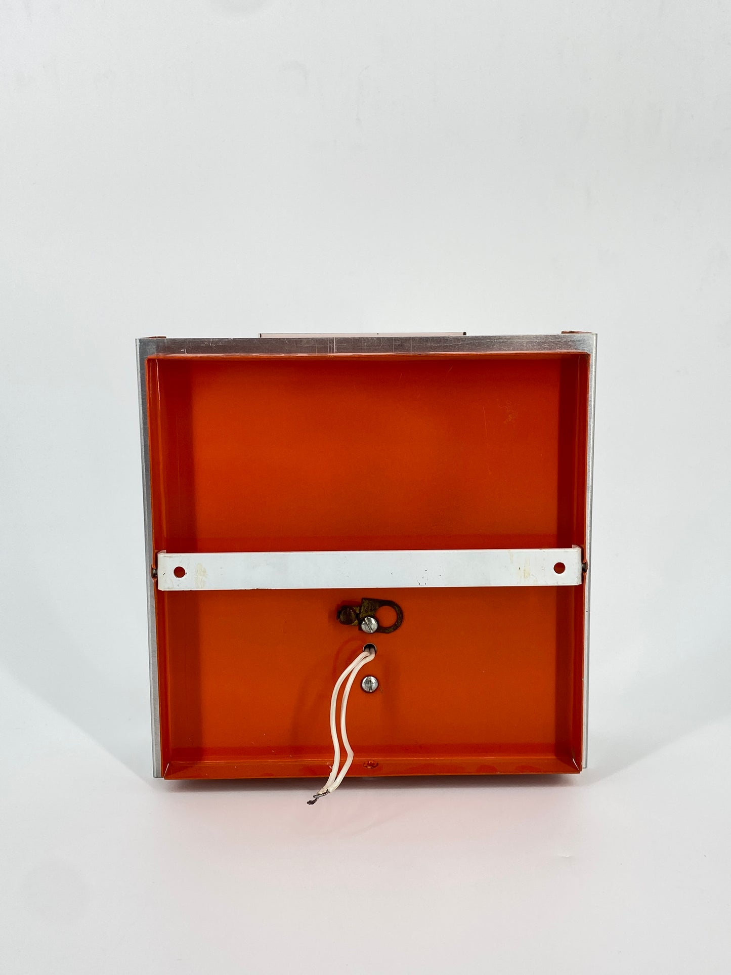 Wandlampe im Stil von Staff, Space Age, 1970er Jahre, Orange, Aluminium