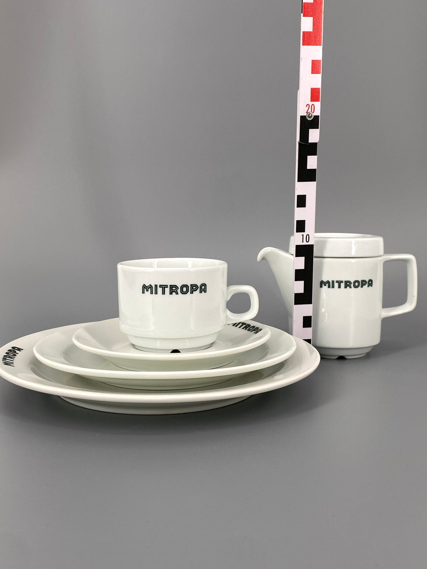 Porzellan Geschirr "Rationell" Mitropa aus der DDR, Deutschland, 70er