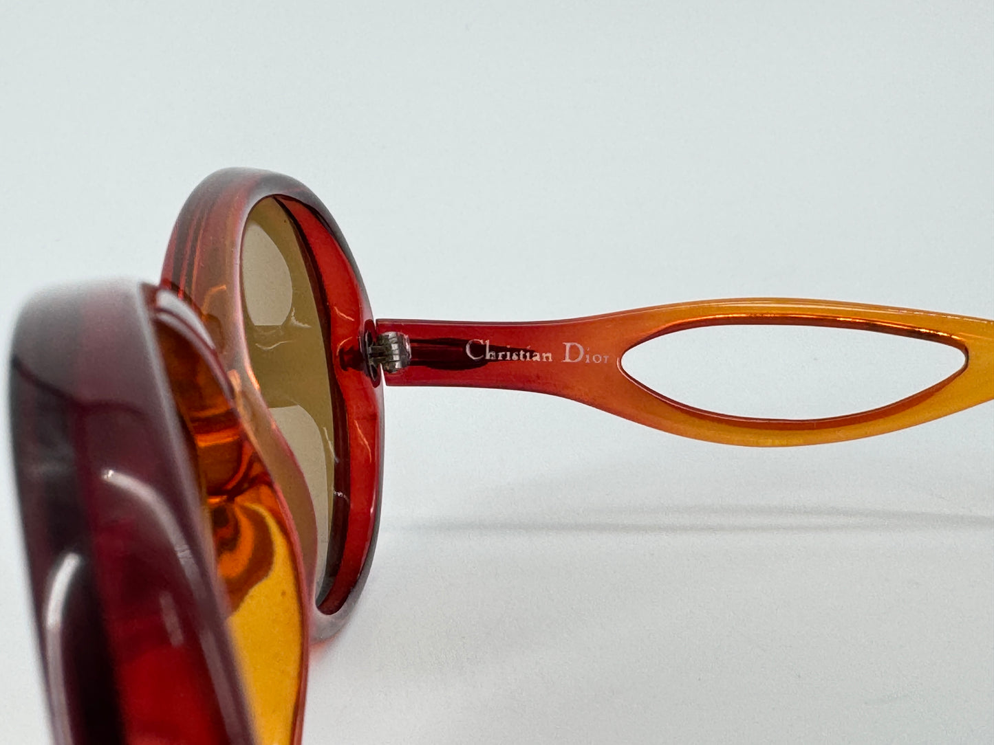 Damen, Sonnenbrille, Christian Dior, rot, orange