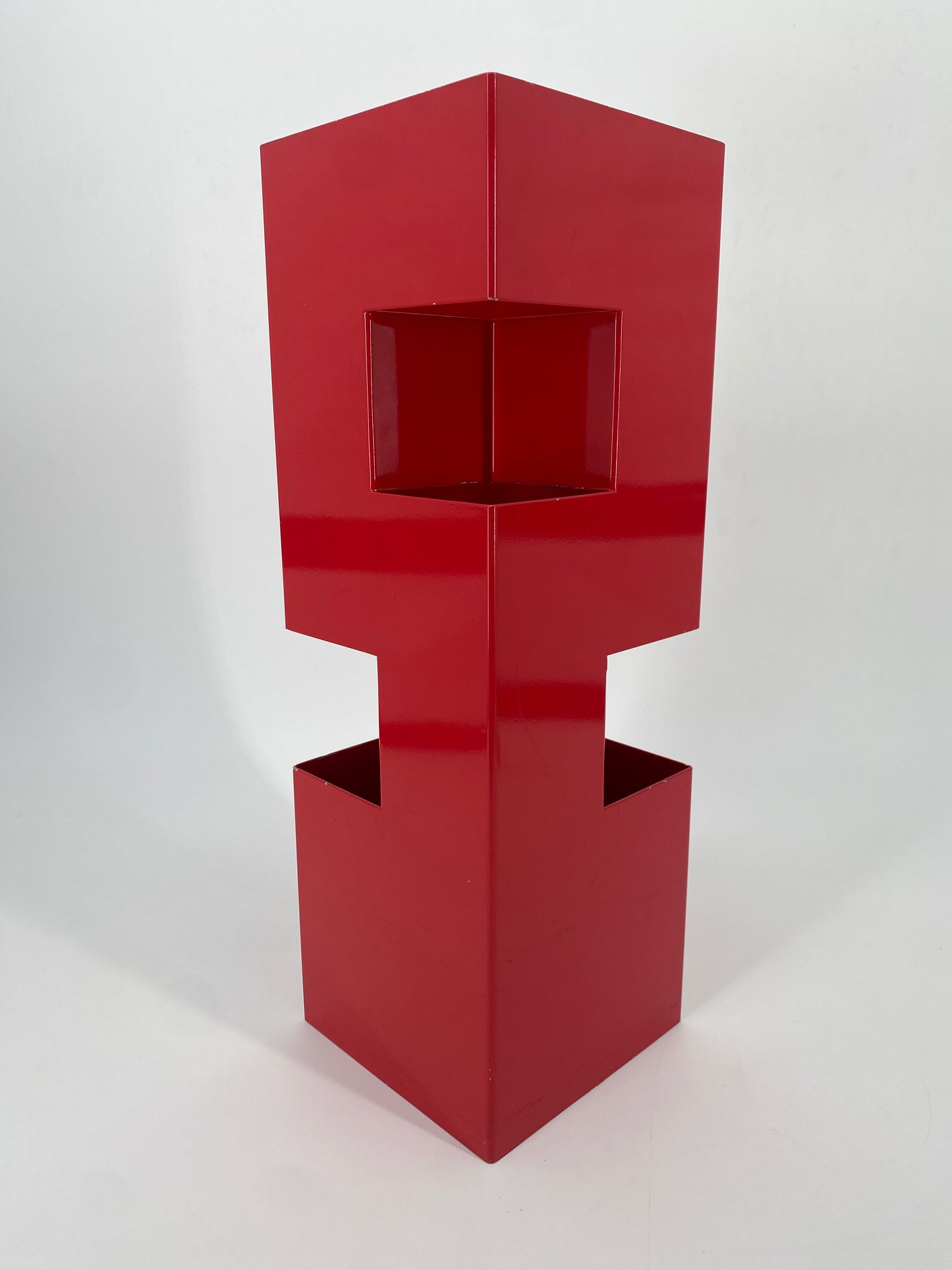 Metallschirmständer im postmodernen Design Max Sauze zugeschrieben, 1970er Frankreich