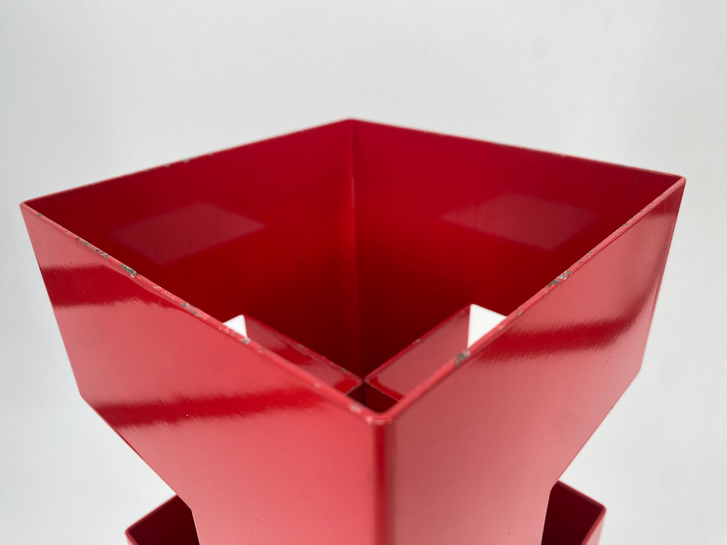 Metallschirmständer im postmodernen Design Max Sauze zugeschrieben, 1970er Frankreich