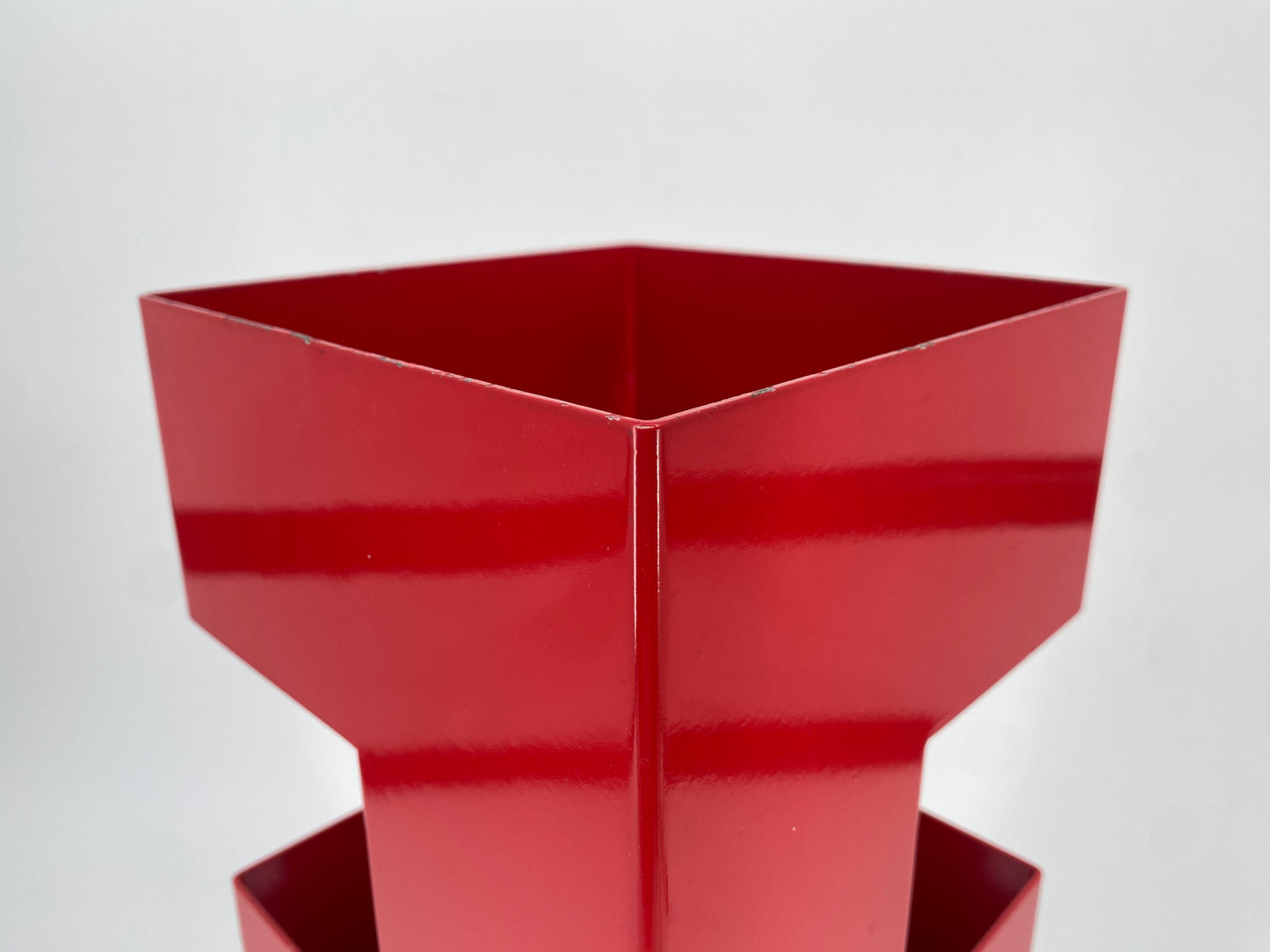 Metallschirmständer im postmodernen Design Max Sauze zugeschrieben, 1970er Frankreich
