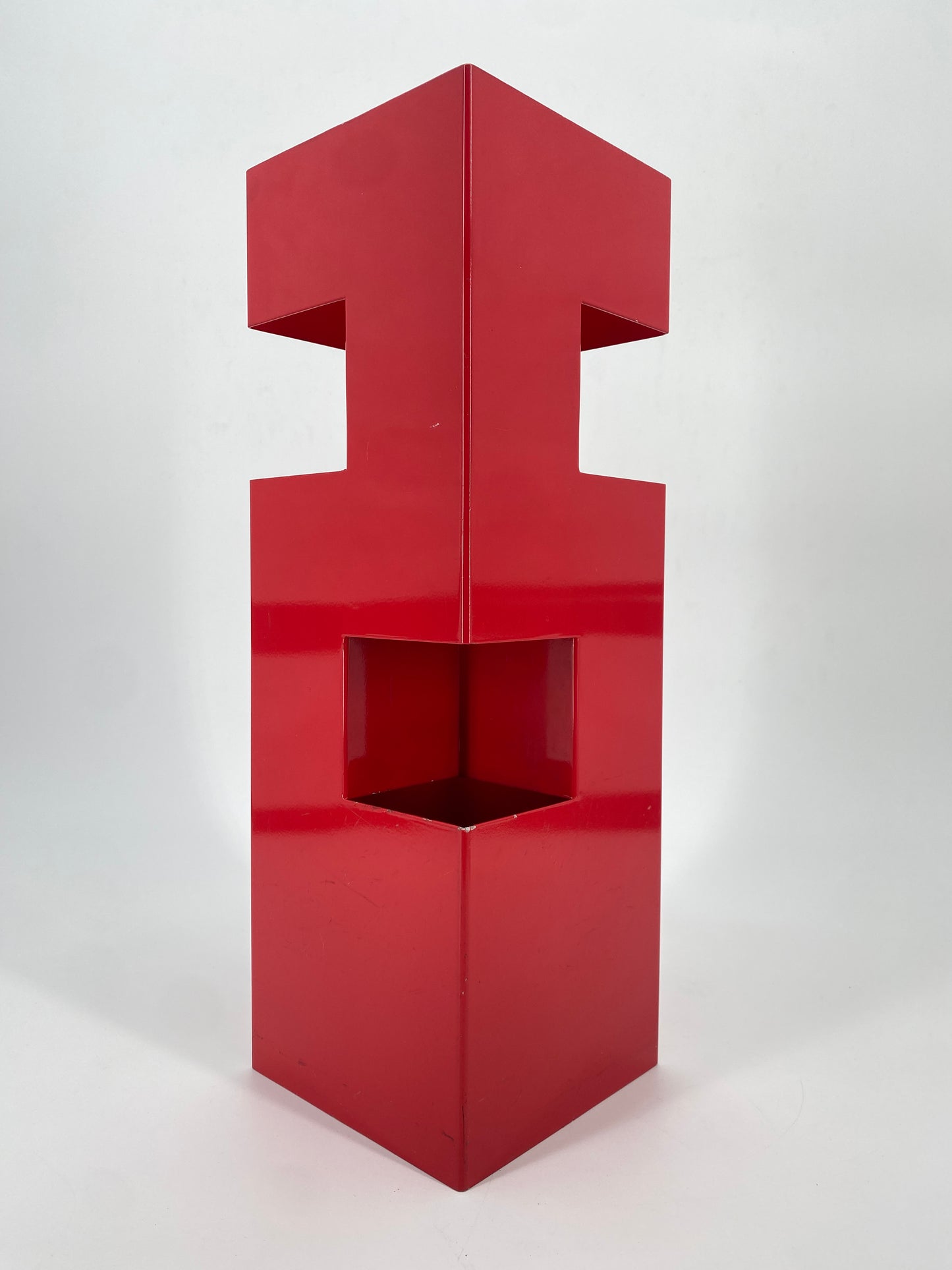 Metallschirmständer im postmodernen Design Max Sauze zugeschrieben, 1970er Frankreich