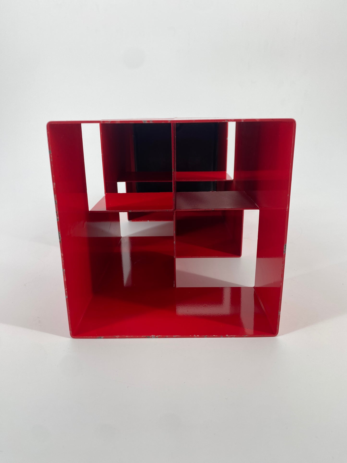 Metallschirmständer im postmodernen Design Max Sauze zugeschrieben, 1970er Frankreich