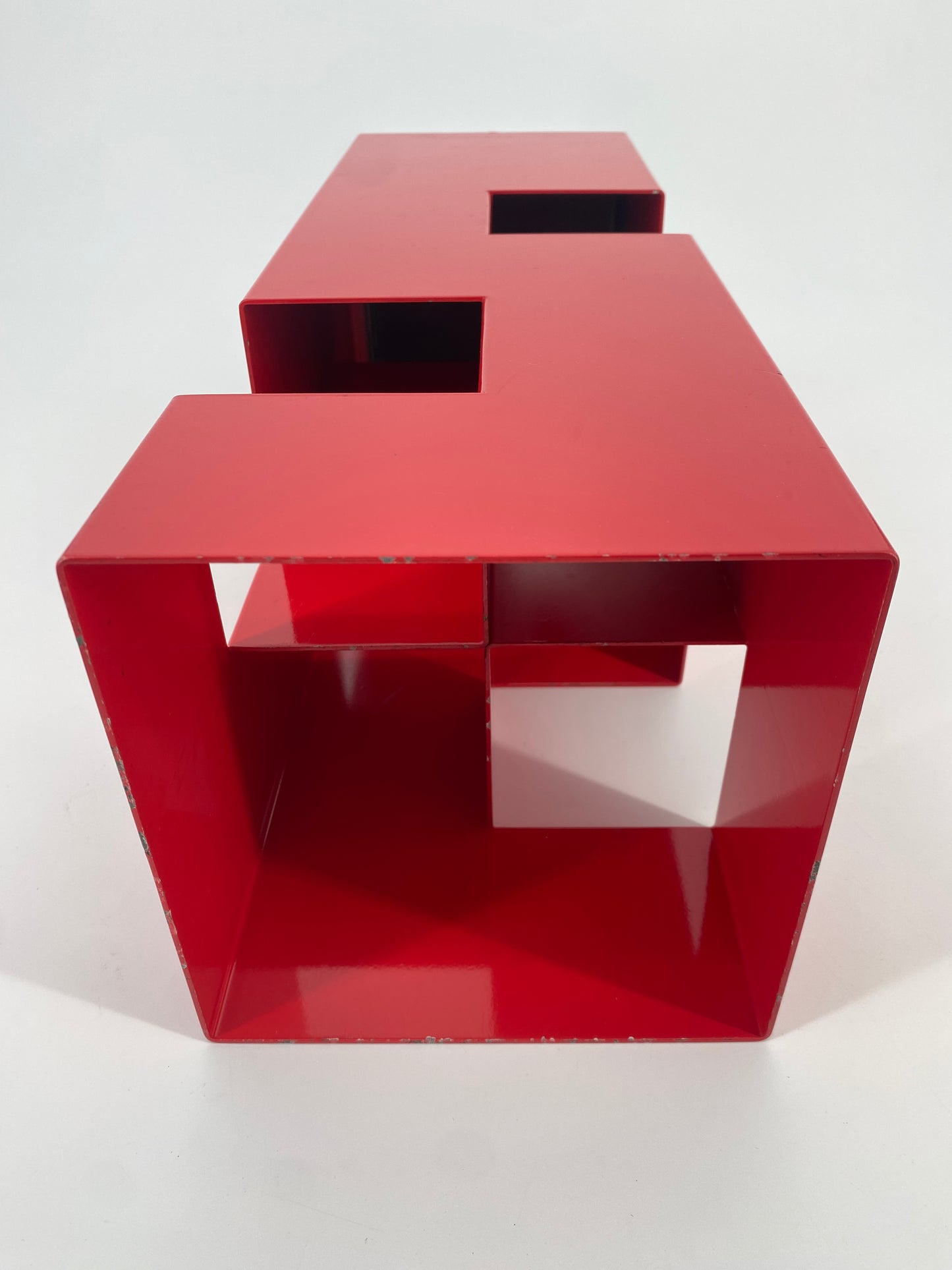 Metallschirmständer im postmodernen Design Max Sauze zugeschrieben, 1970er Frankreich