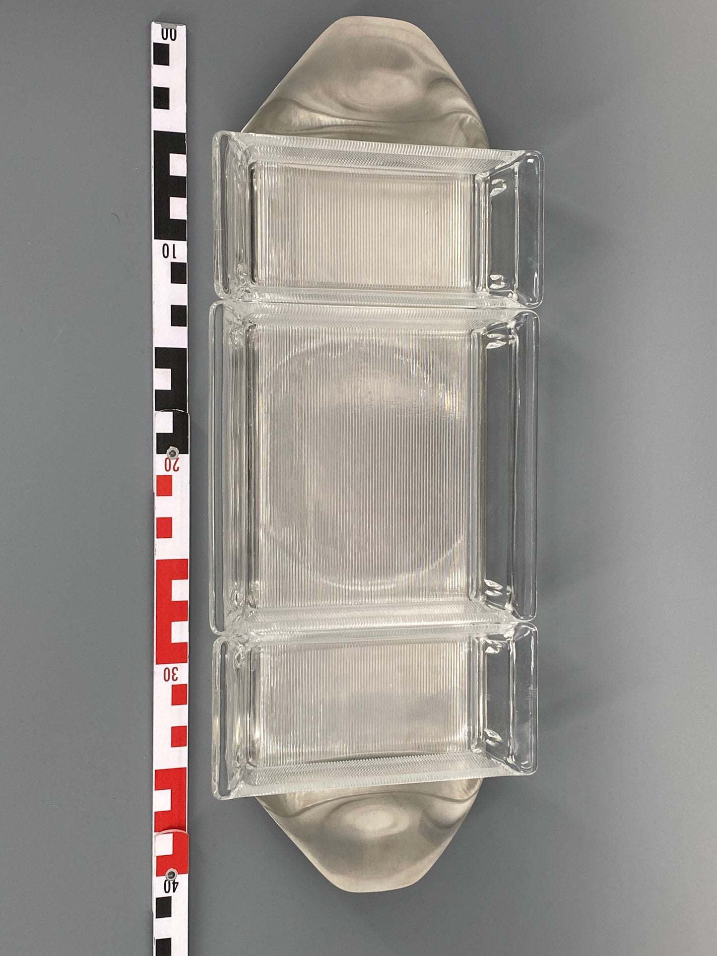 Kabarett von Wilhelm Wagenfeld für WMF, Cromargan und Glas, Deutschland, 60er