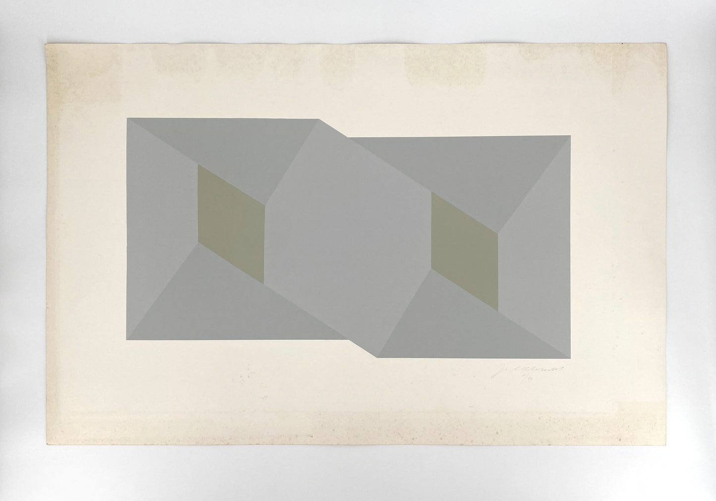 Nummerierter Farbserigraphie von Joachim Albrecht (1913‒1997), um 1970