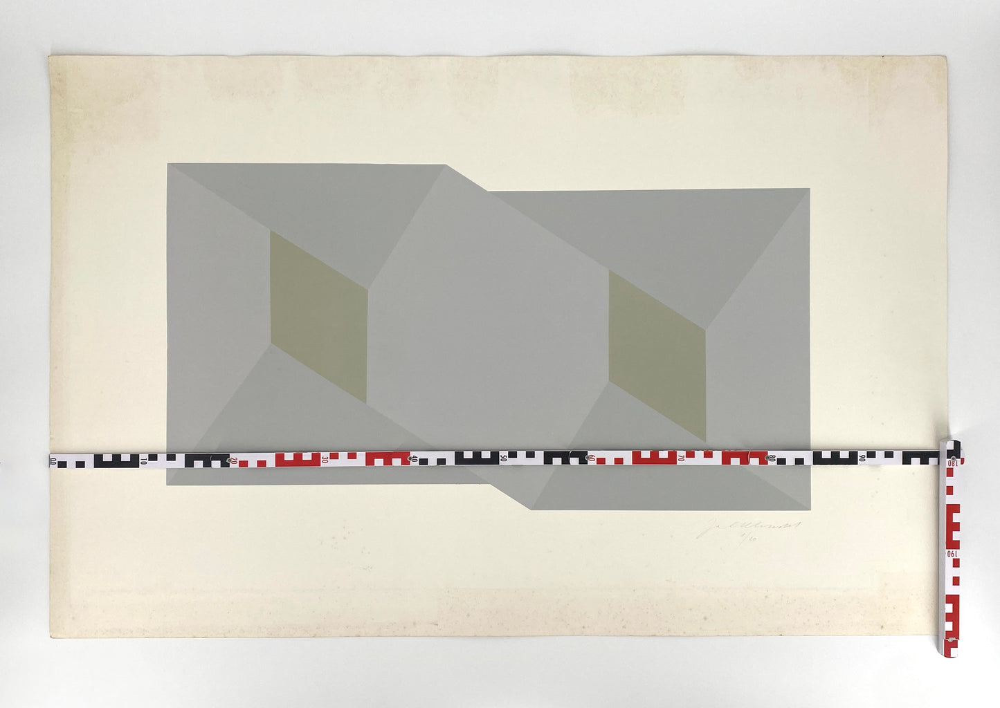 Nummerierter Farbserigraphie von Joachim Albrecht (1913‒1997), um 1970