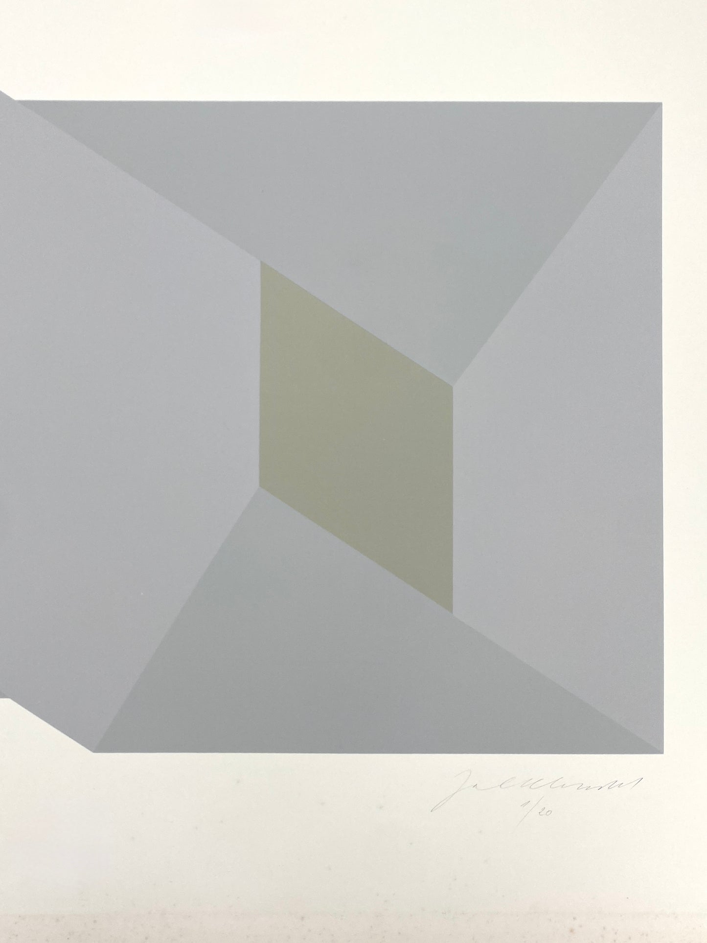 Nummerierter Farbserigraphie von Joachim Albrecht (1913‒1997), um 1970