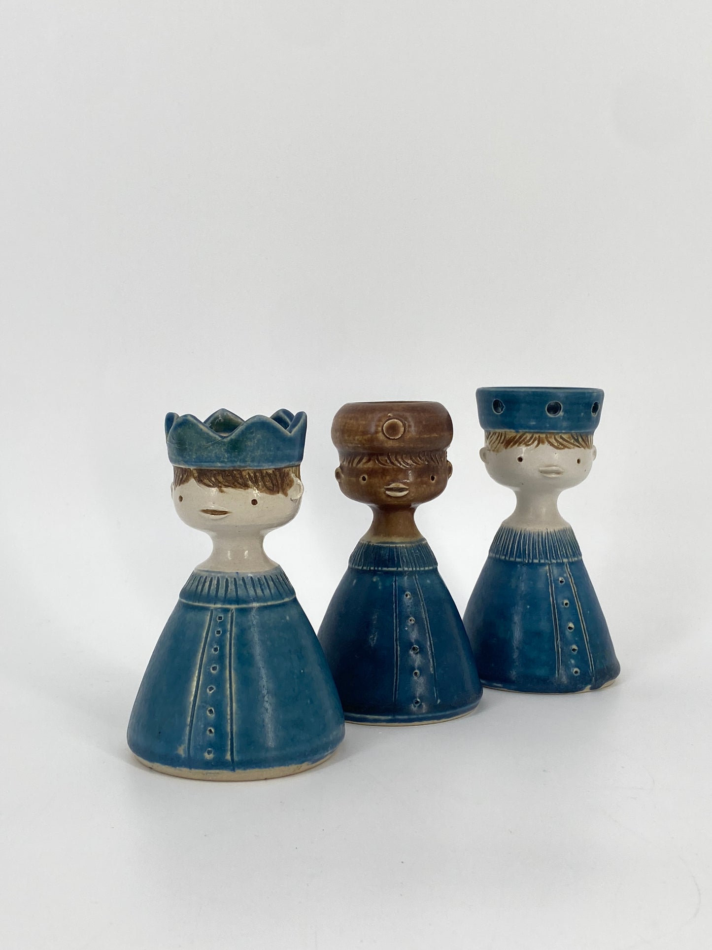 Kerzenständer "die heiligen drei Könige" von Gerald & Gotlind Weigel für Weigel Keramik