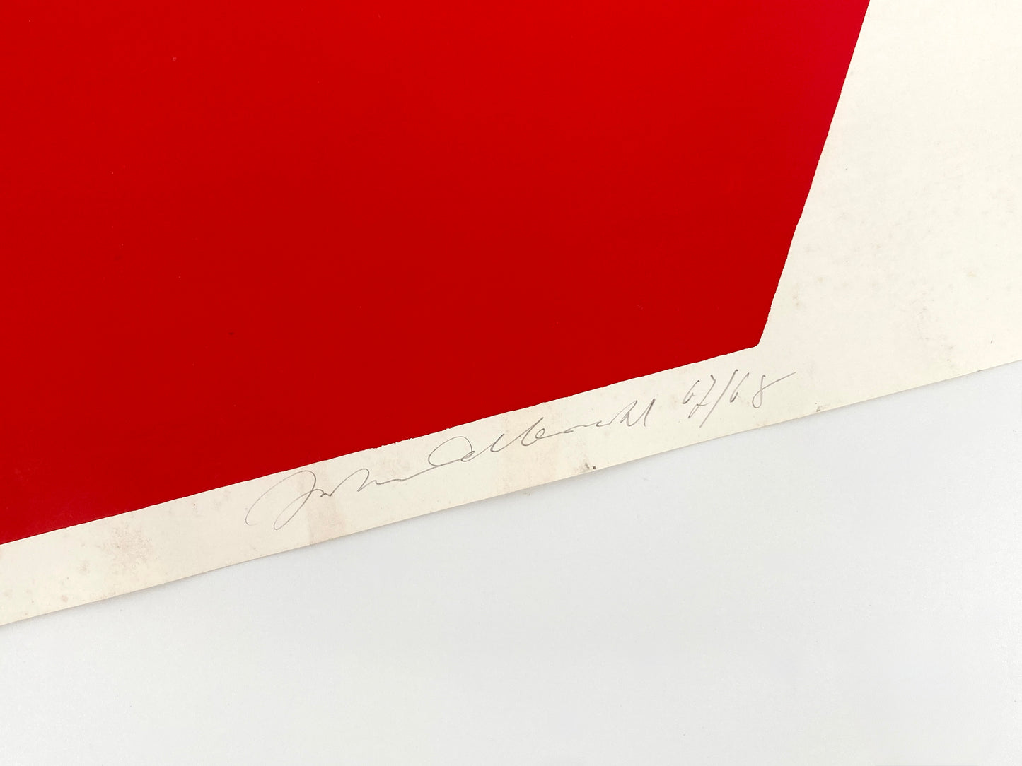 Großer und limitierter Farbsiebdruck von Joachim Albrecht (1913‒1997) aus dem Jahr 1967/1968