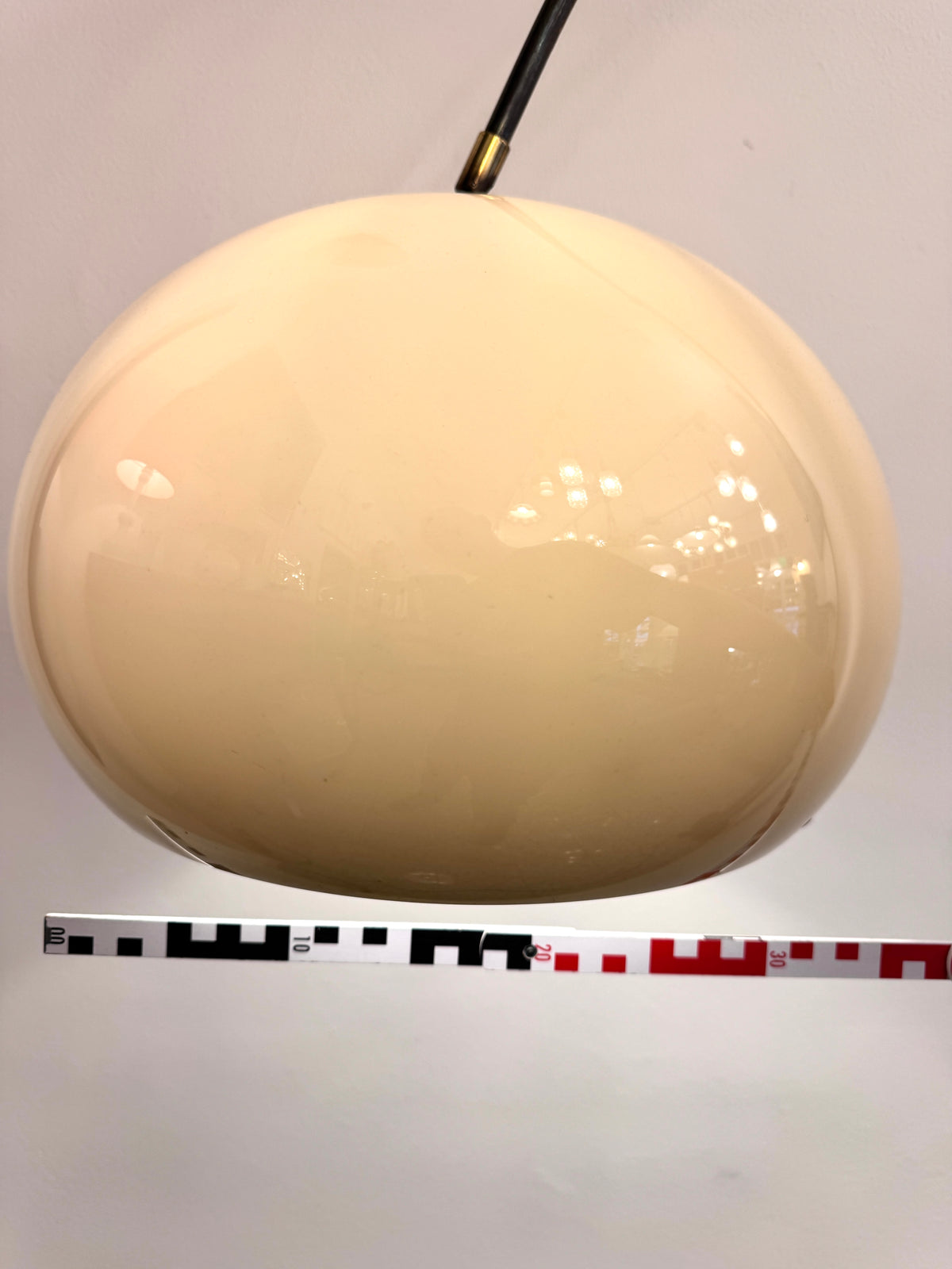 VINTAGE SPACE AGE 1970ER BOGENLAMPE MIT UP-LIGHT SOCKEL
