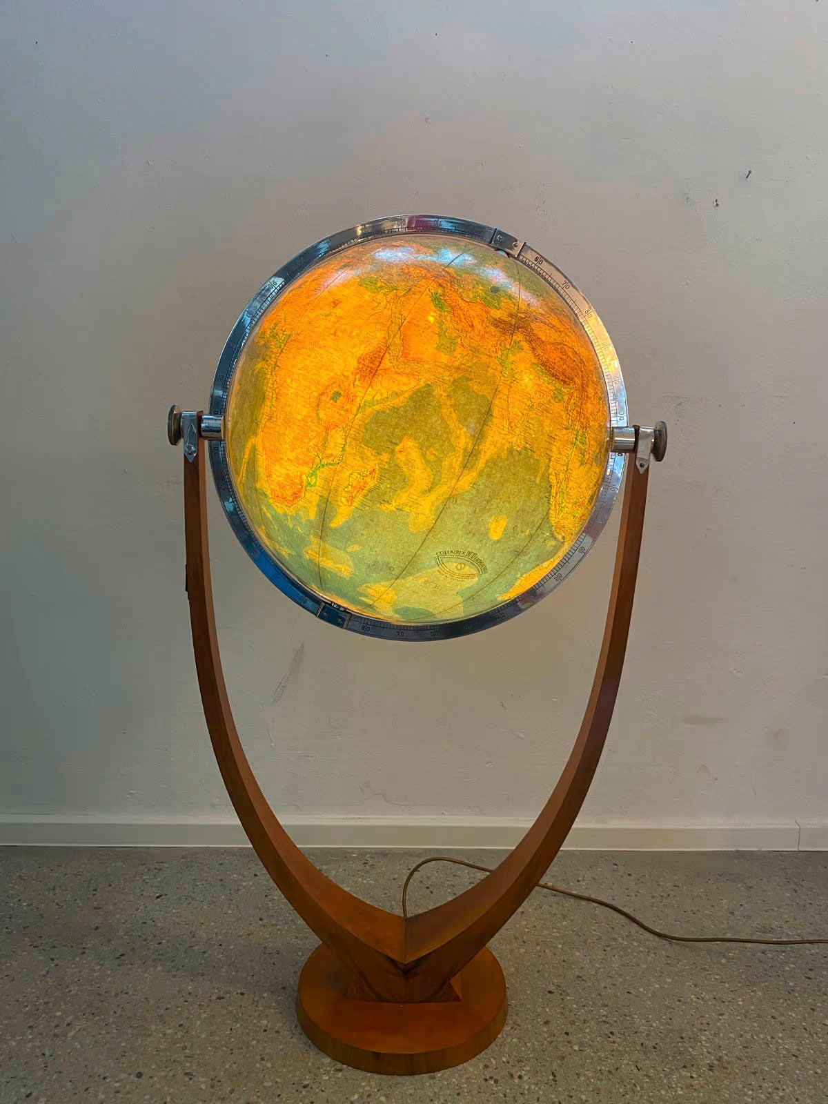 "Adenauer" Globus Duo Columbus Ø 50 cm, 1949