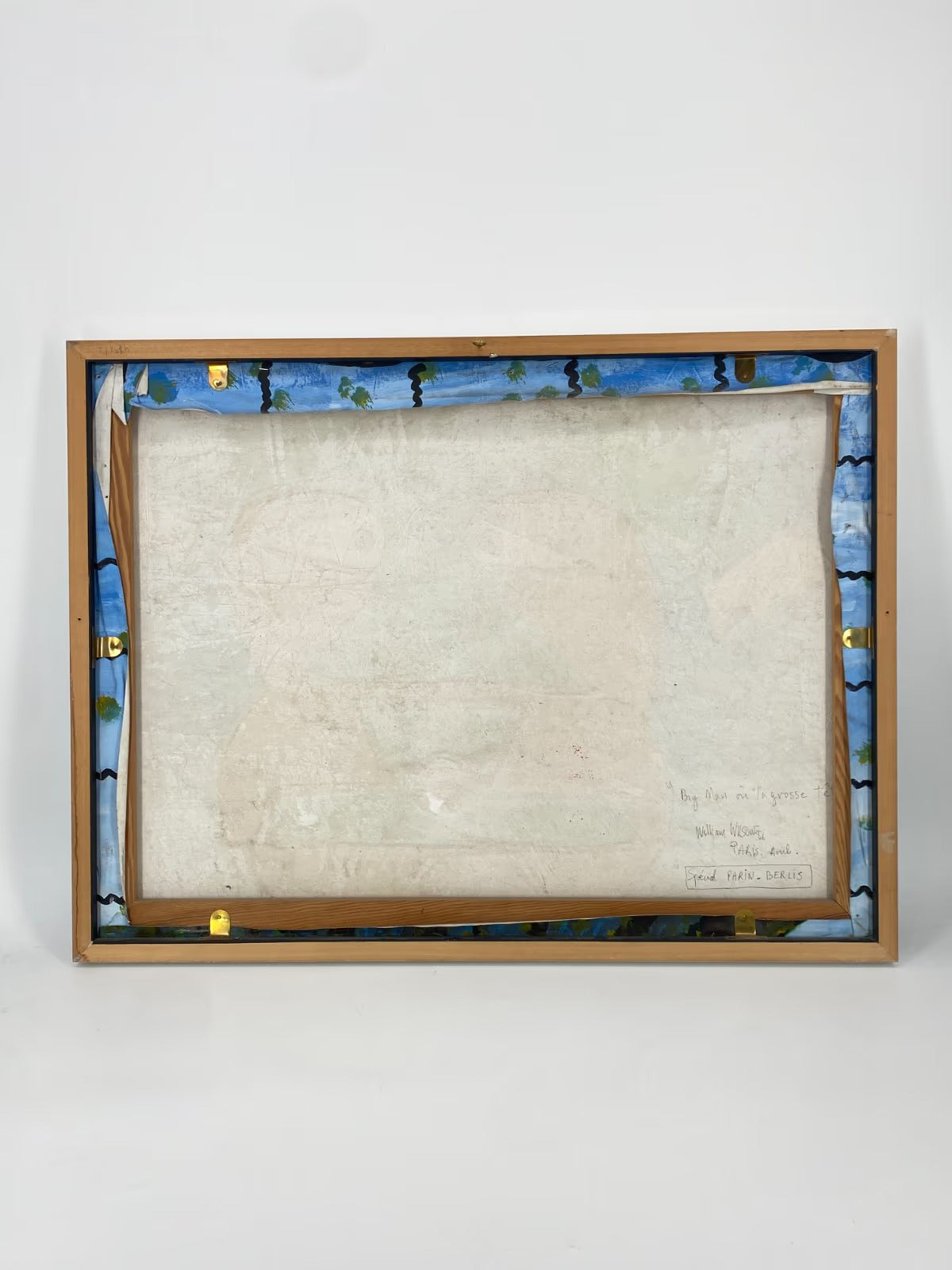 Ölgemälde "BIG MAN" von William Adjete Wilson, 1986