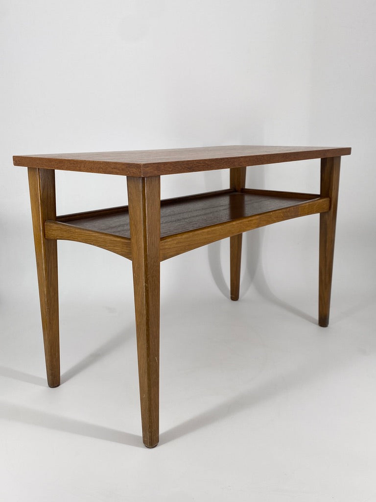 Mid Century Design Couchtisch mit Teakholz, Deutschland 1950er