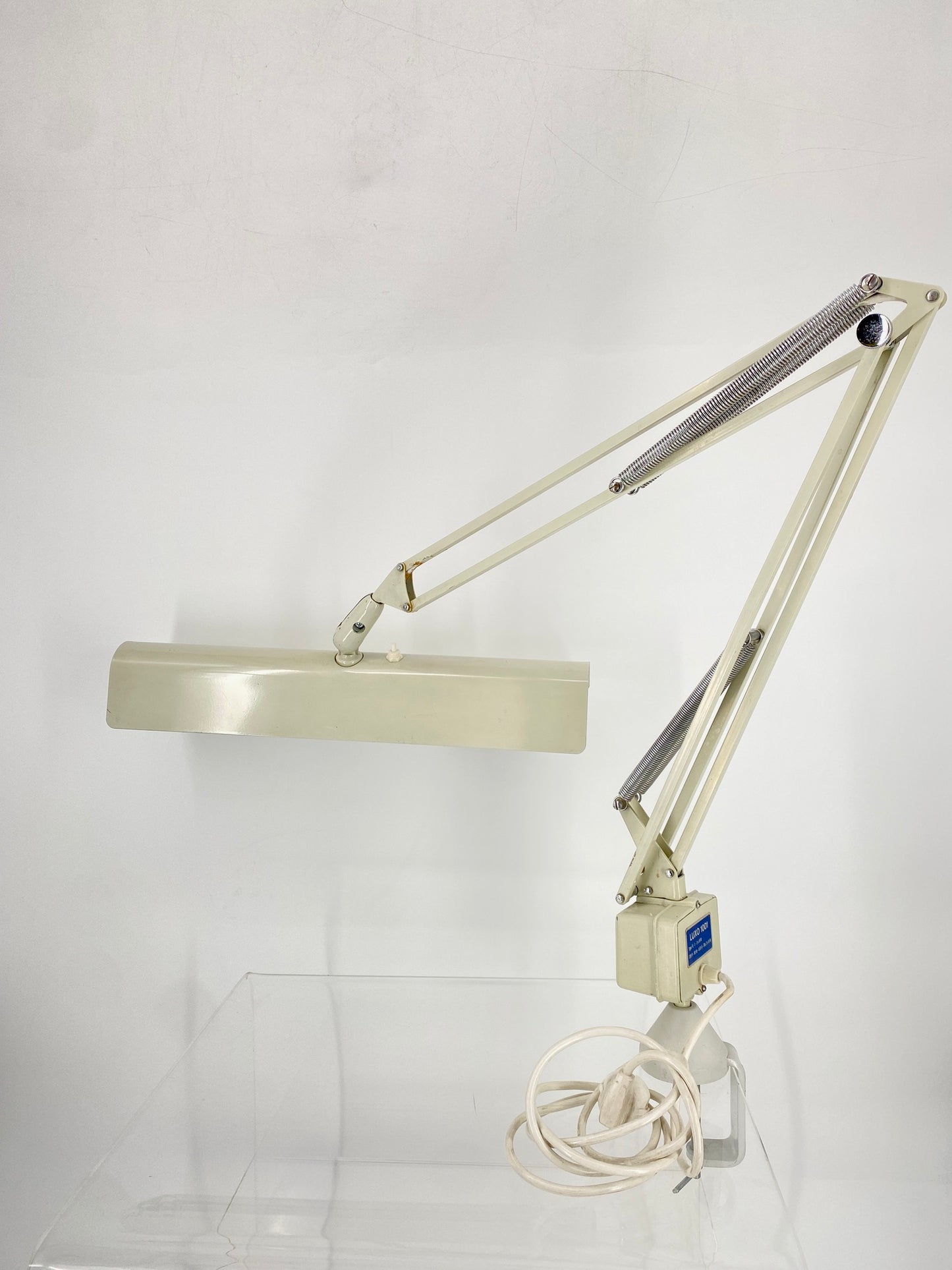 Schreibtischlampe 1001  mit zwei Neonröhren von LUXO, Norwegen 1970er