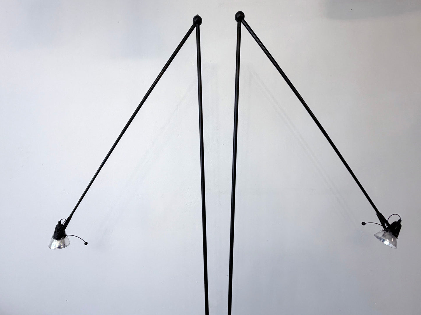 Postmoderne Stehlampe mit Teleskop-Armen von LUXO, Norwegen 1980er