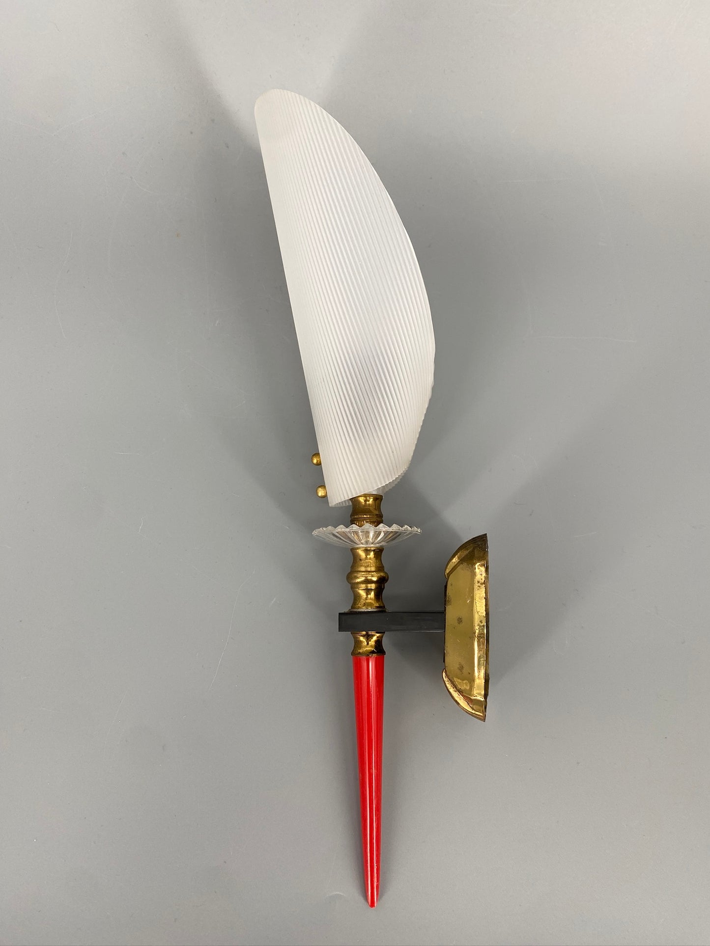 Paar Wandlampen im Mid Century Design, ohne Funktion