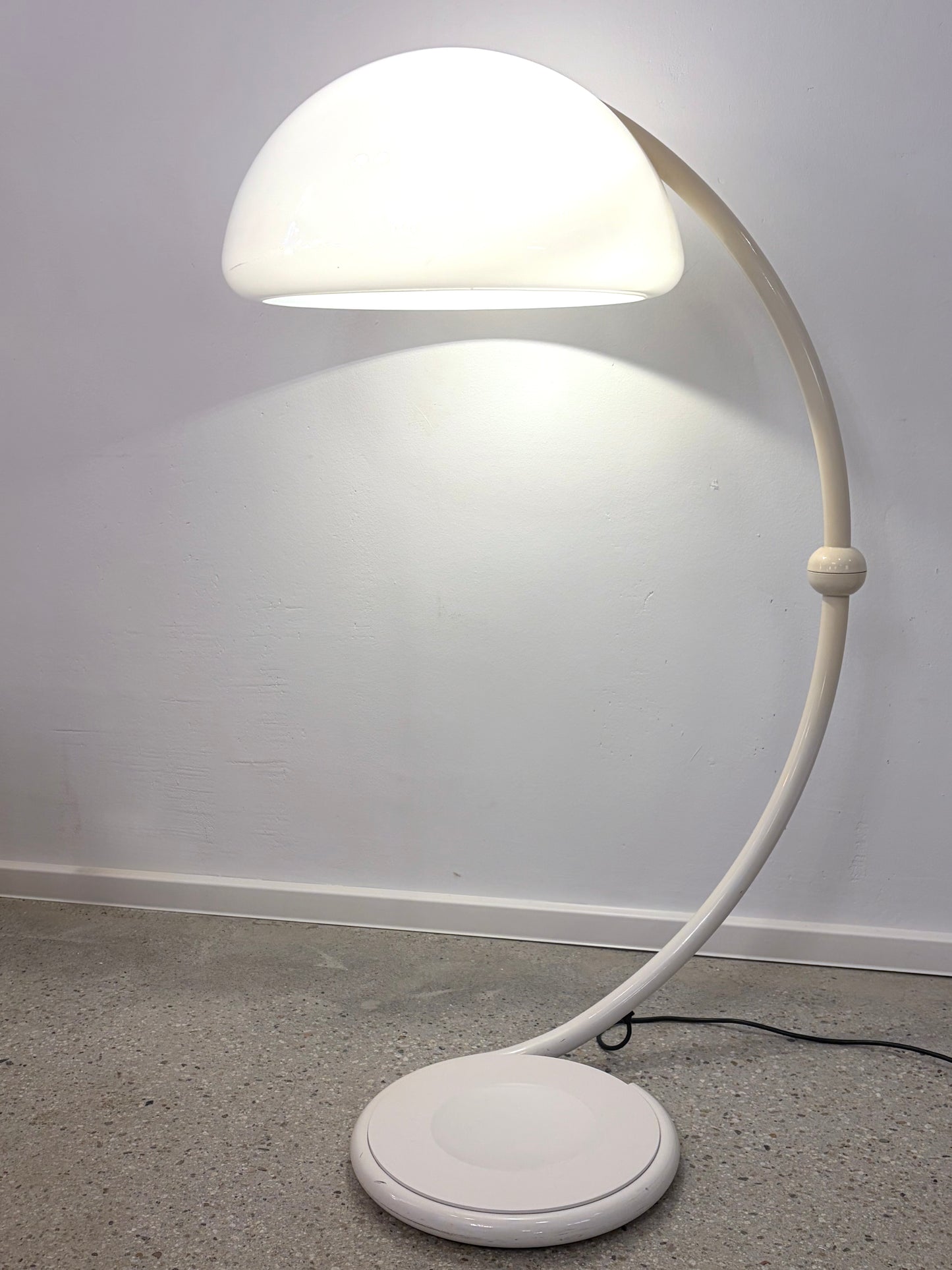 Space Age Design Stehlampe " Serpente" von Elio Martinelli für Martinelli Luce, Italien 1965