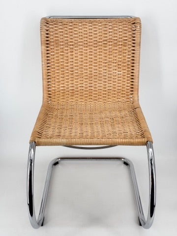 Bauhaus Design Freischwinger Stuhl B42/ MR10 von Mies van der Rohe für TECTA, Deutschland 1990er