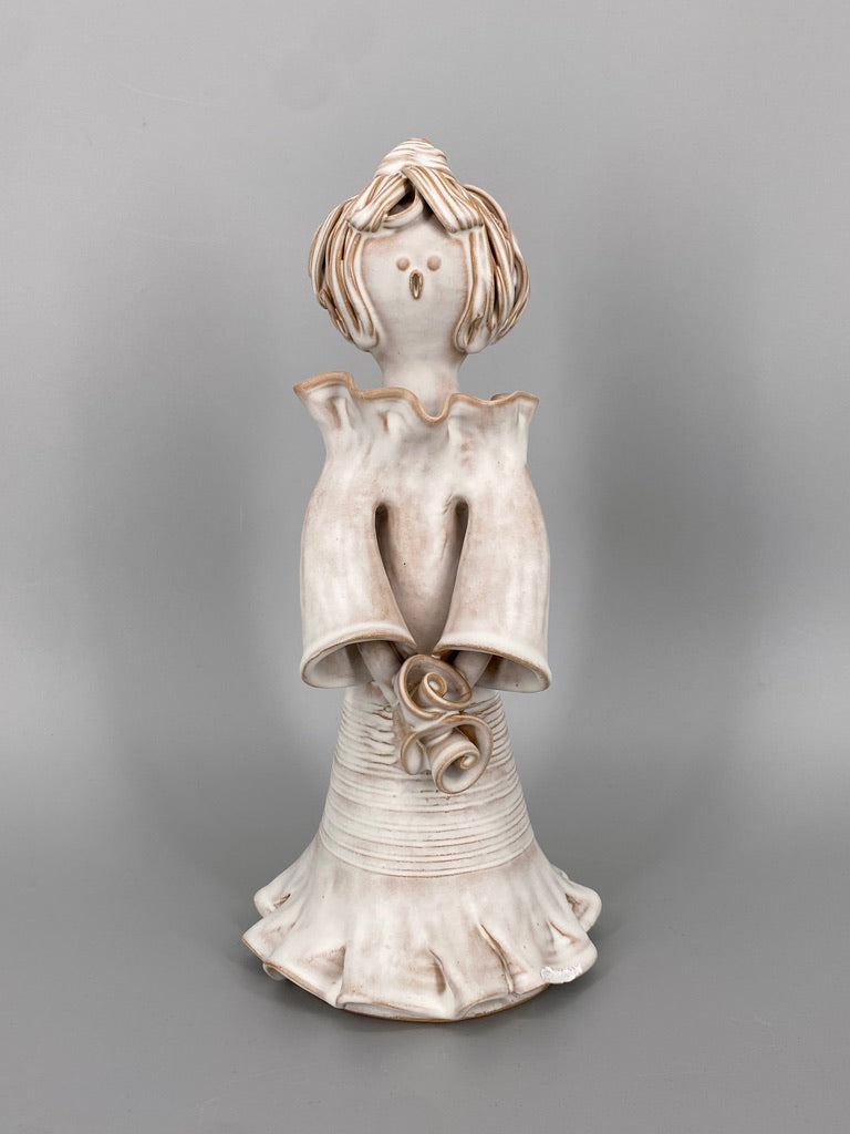 2 Studiokeramikfiguren von Buday Ágota, Ungarn