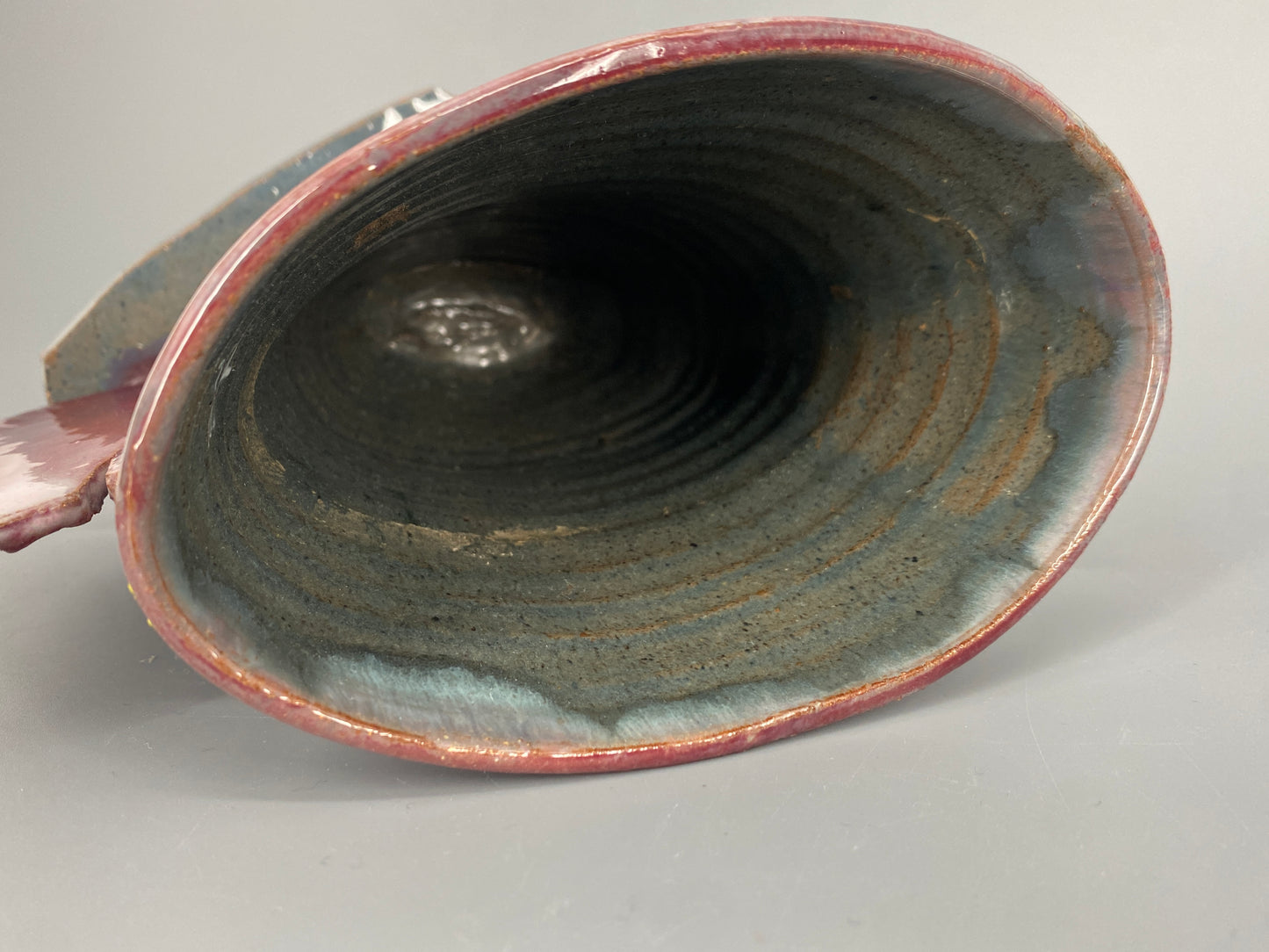 Kunstobjekt / Henkel-Vase von Christina Renker, 1995