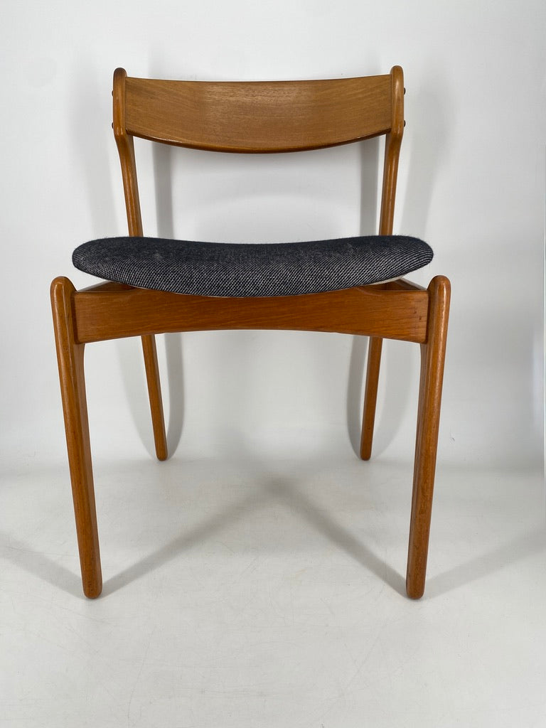 5x Mid Century Design Teak Stühle von Erick Buck für OD Møbler, Dänemark 1960er