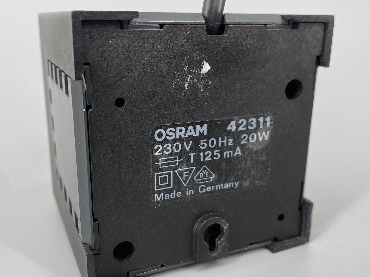 Postmoderner Minispot OSRAM KLR- 42311, Deutschland 1980er