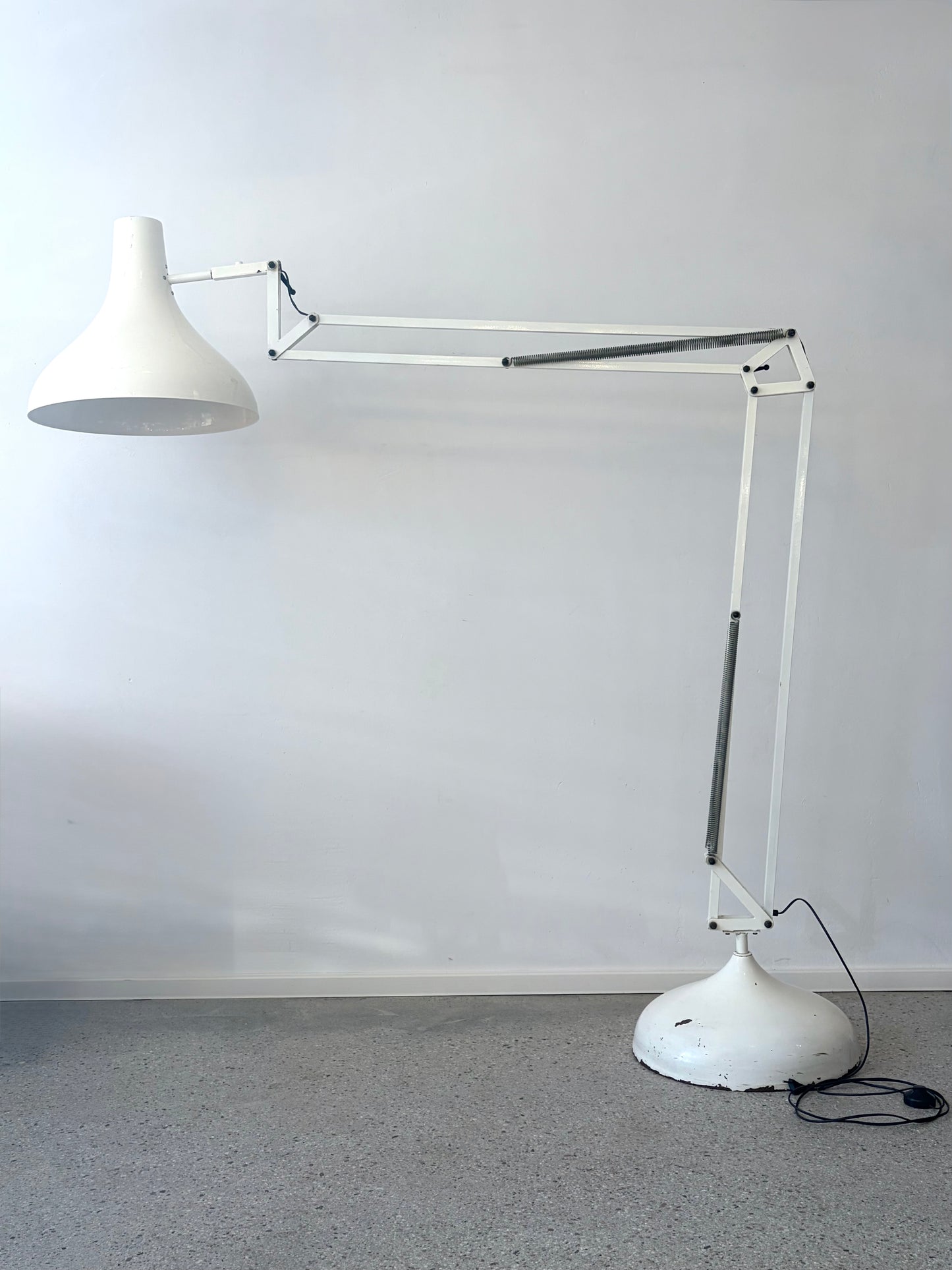 Riesige Stehlampe "Max" im klassischen Anglepoise-Design von Max Inc. England 1960er