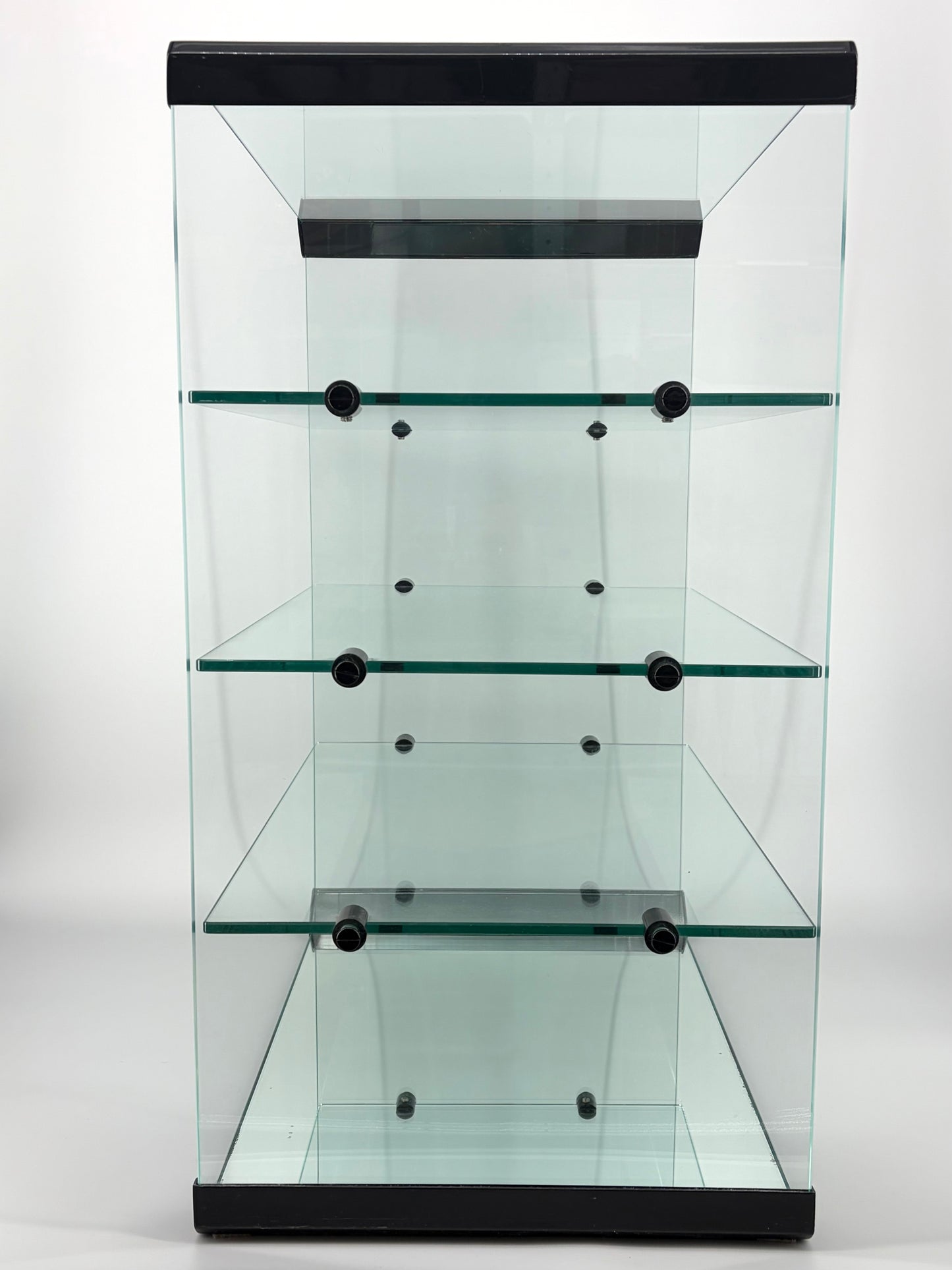 HiFi Rack aus Glas von Gallotti & Radice, Italien 1970er