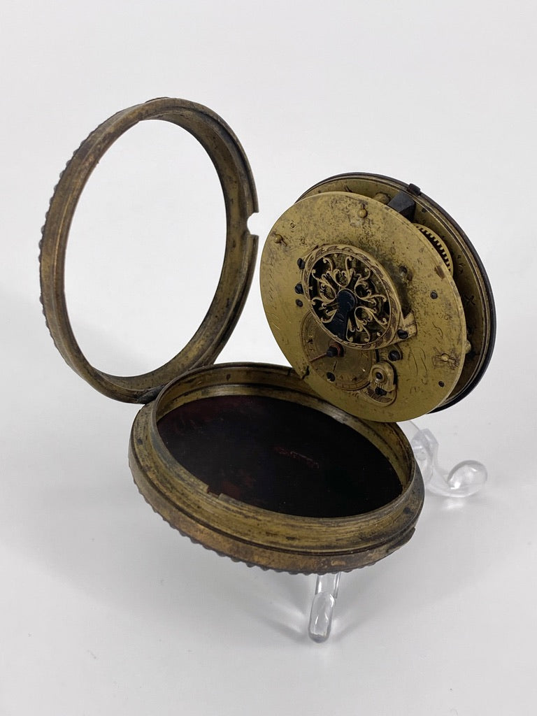 Antike Taschenuhr mit Spindelhemmung und Emaillemalerei von Breguet A Paris, Frankreich um 1800