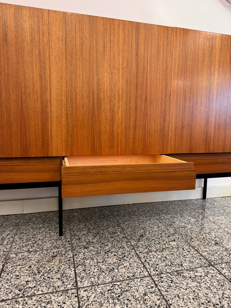 Highboard aus Teakholz von Dieter Waeckerlin für Behr, 50er