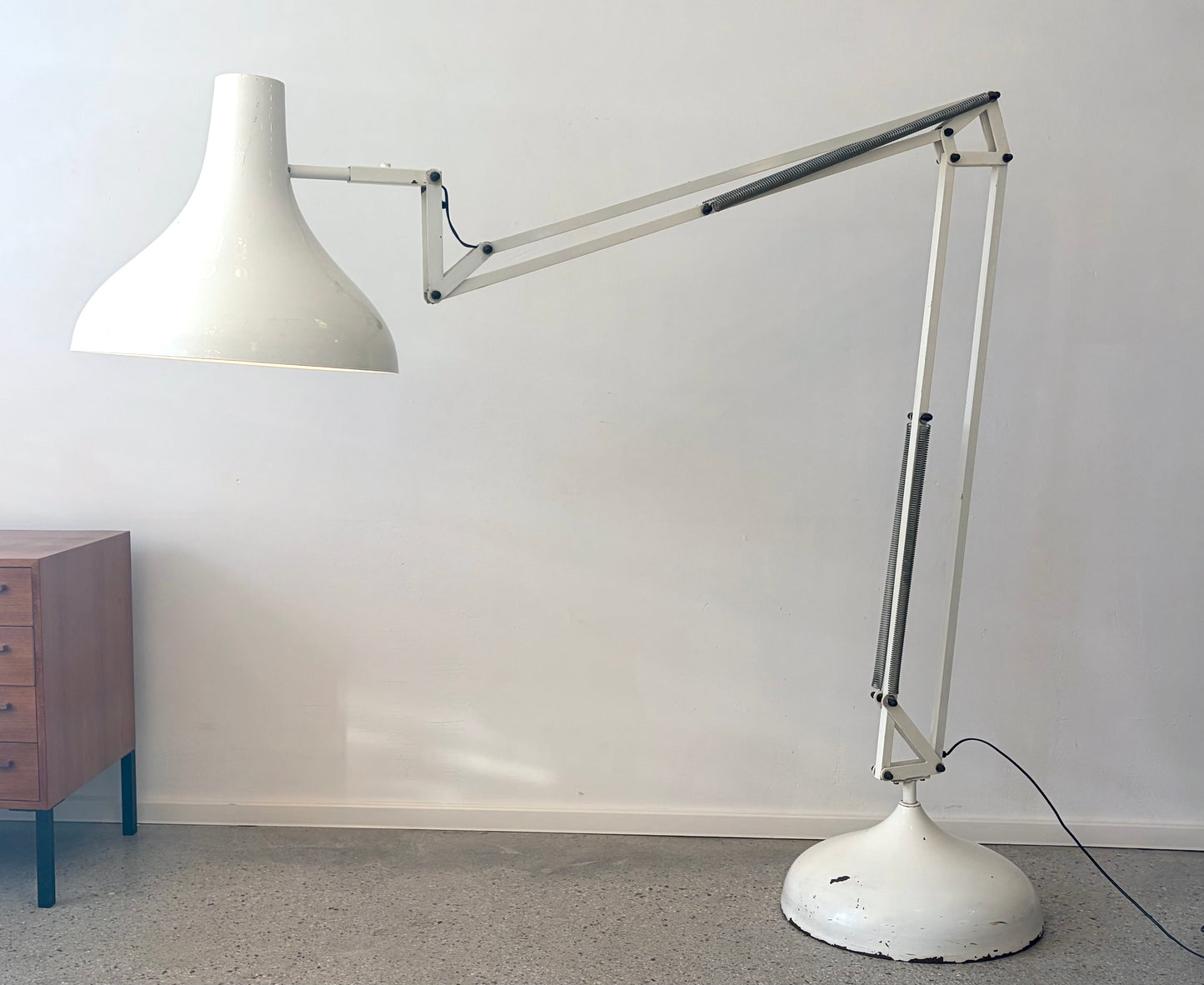 Riesige Stehlampe "Max" im klassischen Anglepoise-Design von Max Inc. England 1960er