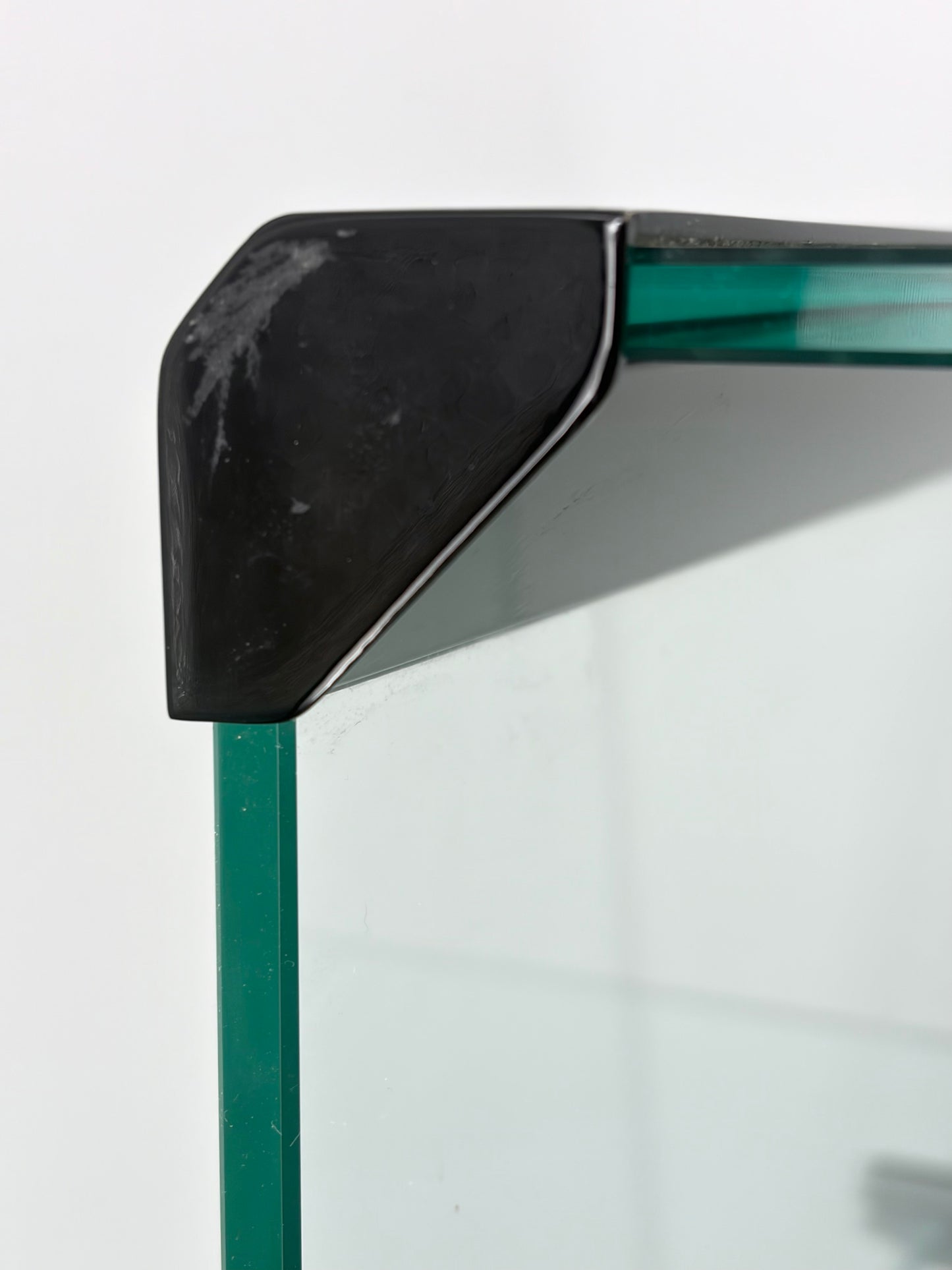HiFi Rack aus Glas von Gallotti & Radice, Italien 1970er