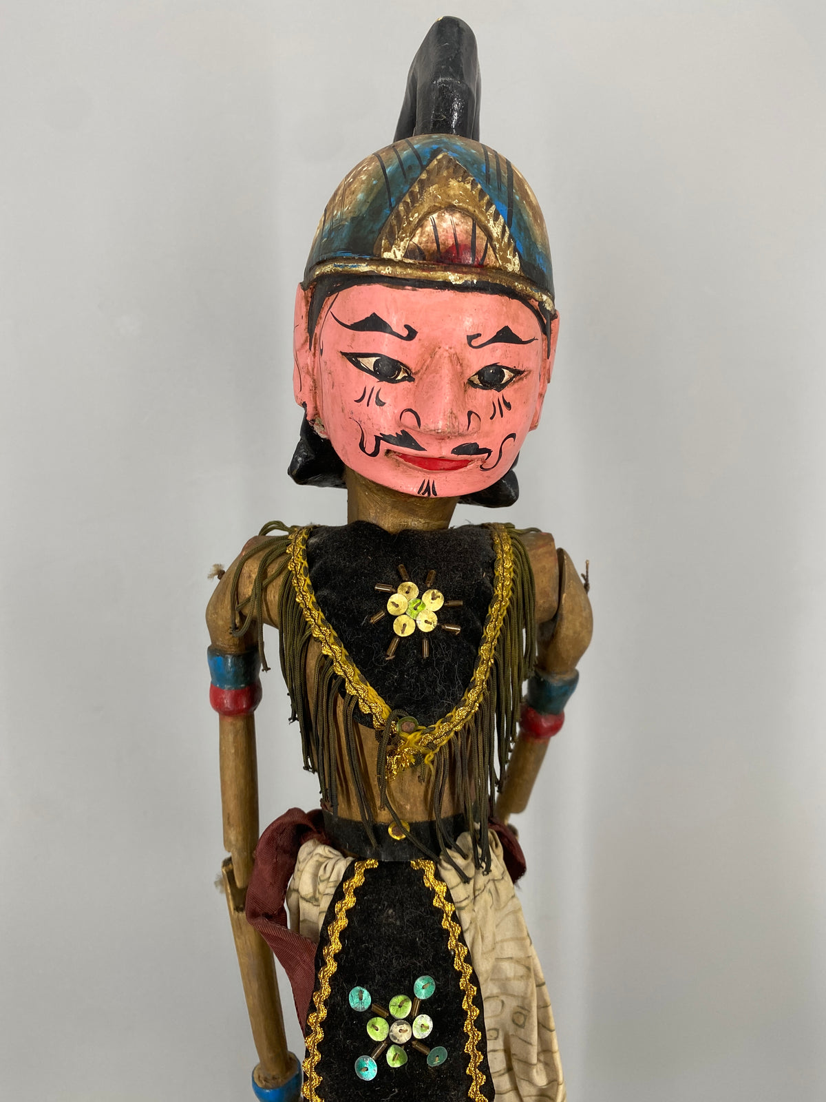 3x Wayang Golek Stabpuppen, Indonesien