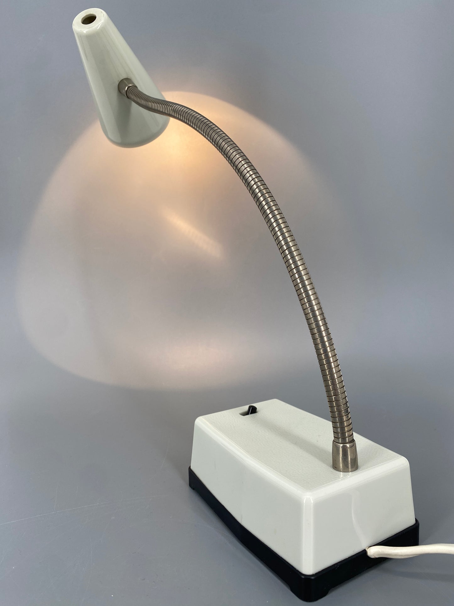 Vintage Schreibtischlampe mit Schwanenhals