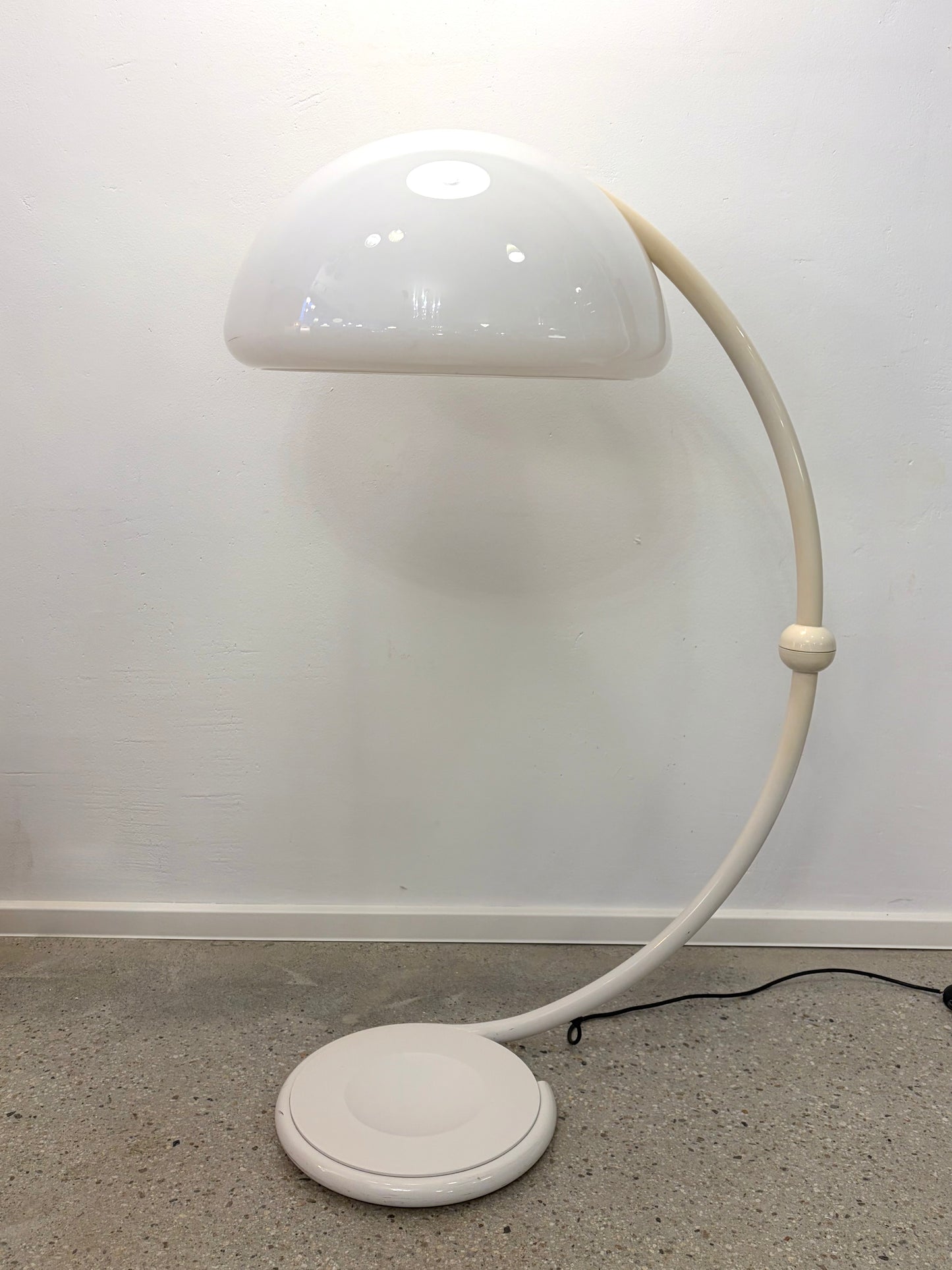 Space Age Design Stehlampe " Serpente" von Elio Martinelli für Martinelli Luce, Italien 1965