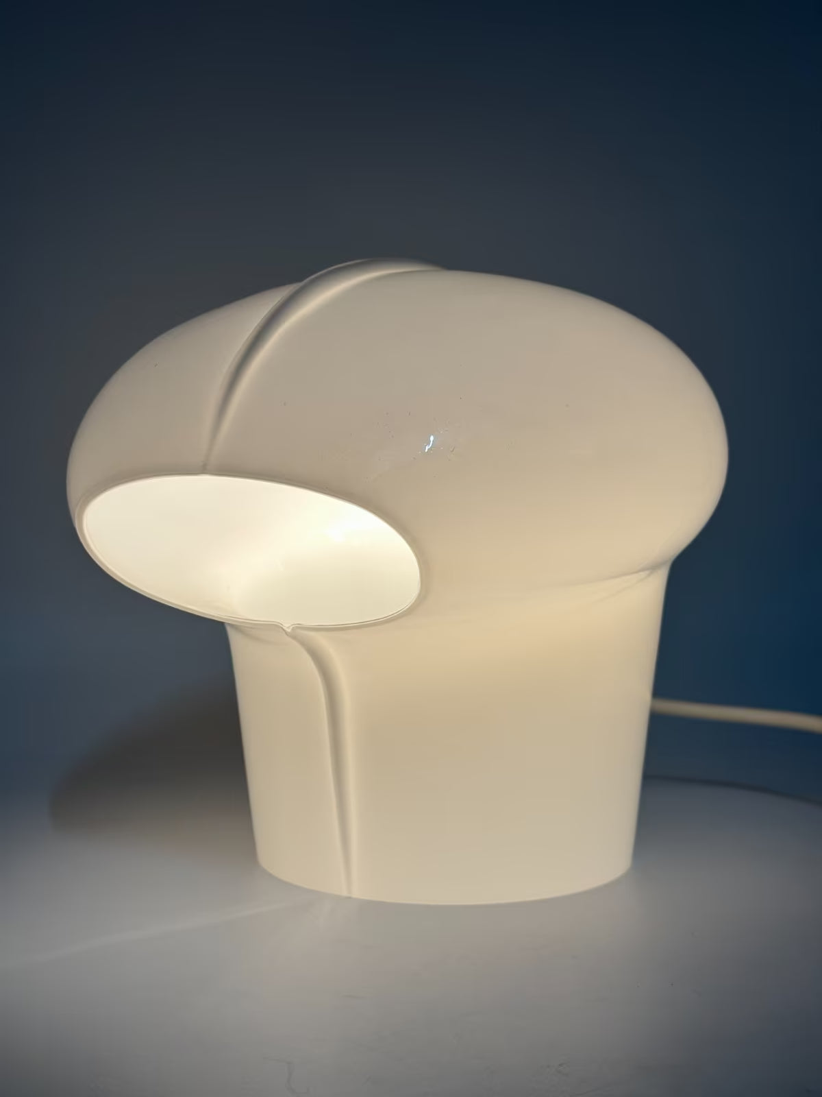 Tischlampe von Gino Vistosi aus Muranoglas, 70er Jahre