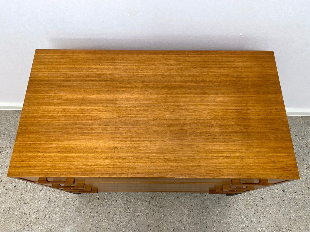 Schubladenkommode aus Teakholz von Kai Kristiansen für Feldballes Mobelfabrik, Dänemark 1960er