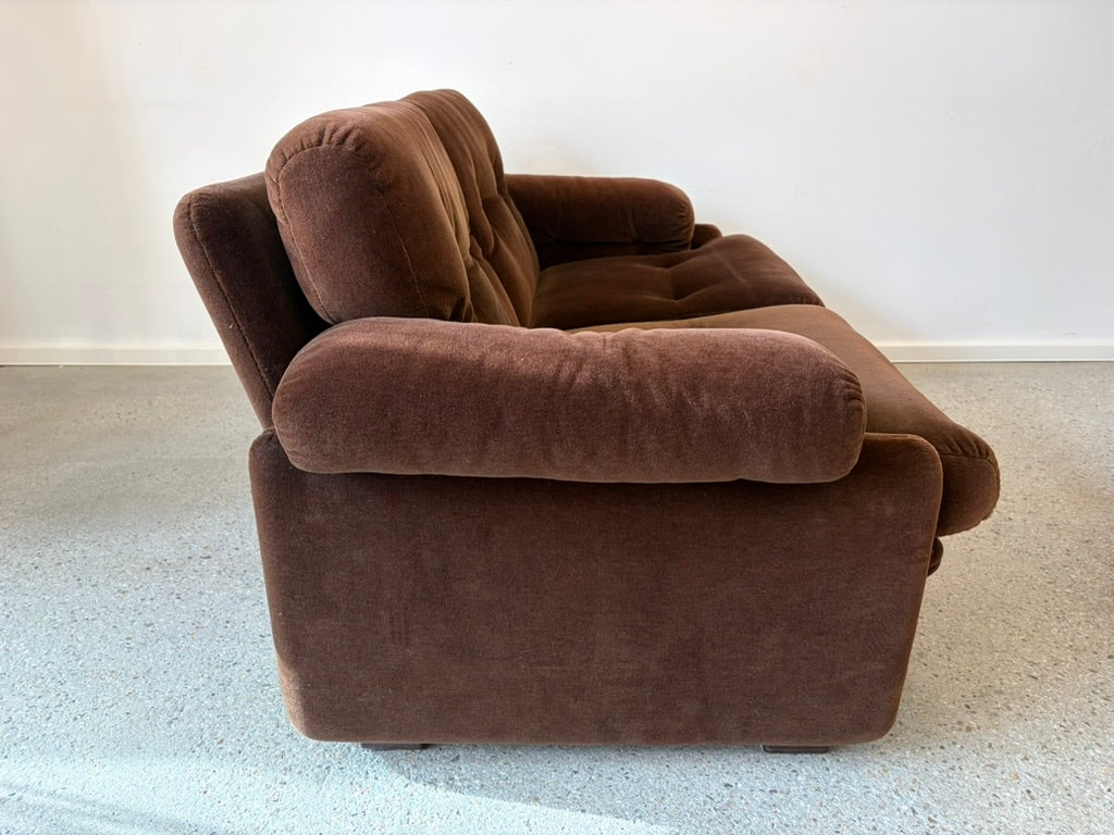 Sofa und 2-Sitzer Sofa "Coronado" von Tobia Scarpa für B&B Italia, 1970er