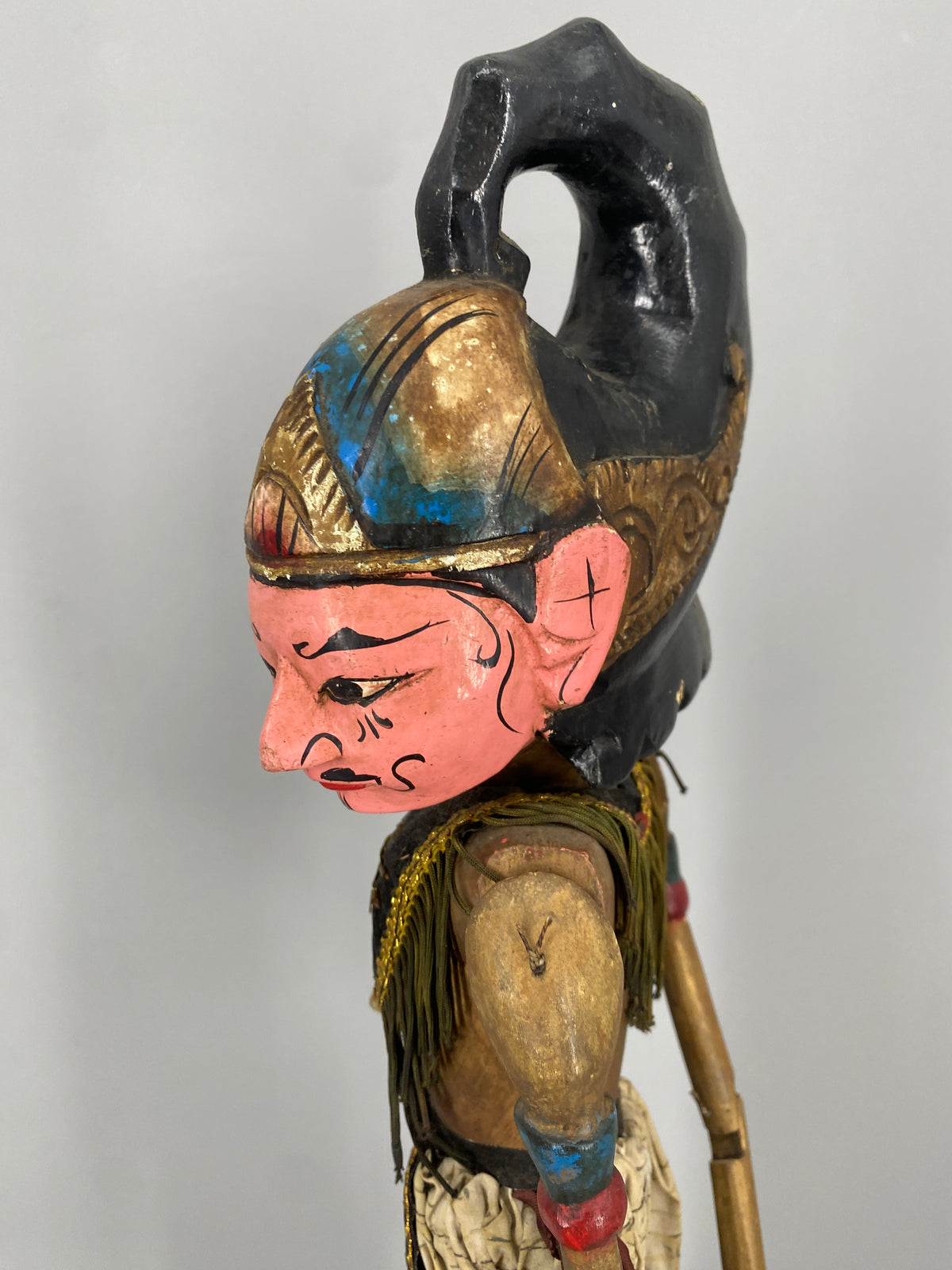 3x Wayang Golek Stabpuppen, Indonesien