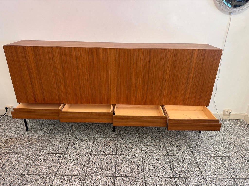Highboard aus Teakholz von Dieter Waeckerlin für Behr, 50er