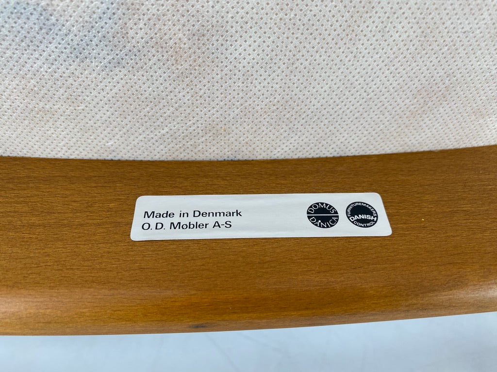 5x Mid Century Design Teak Stühle von Erick Buck für OD Møbler, Dänemark 1960er