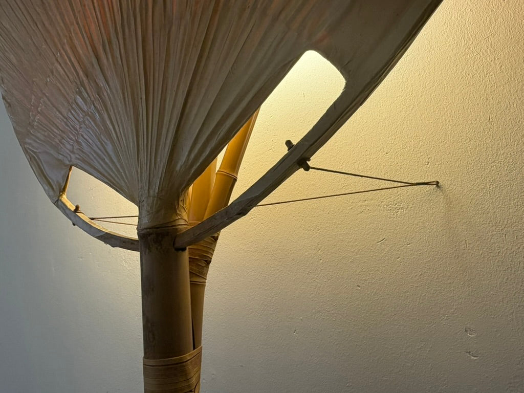 Seltene UCHIWA I Stehlampe von Ingo Maurer für Design M, Deutschland 1970er